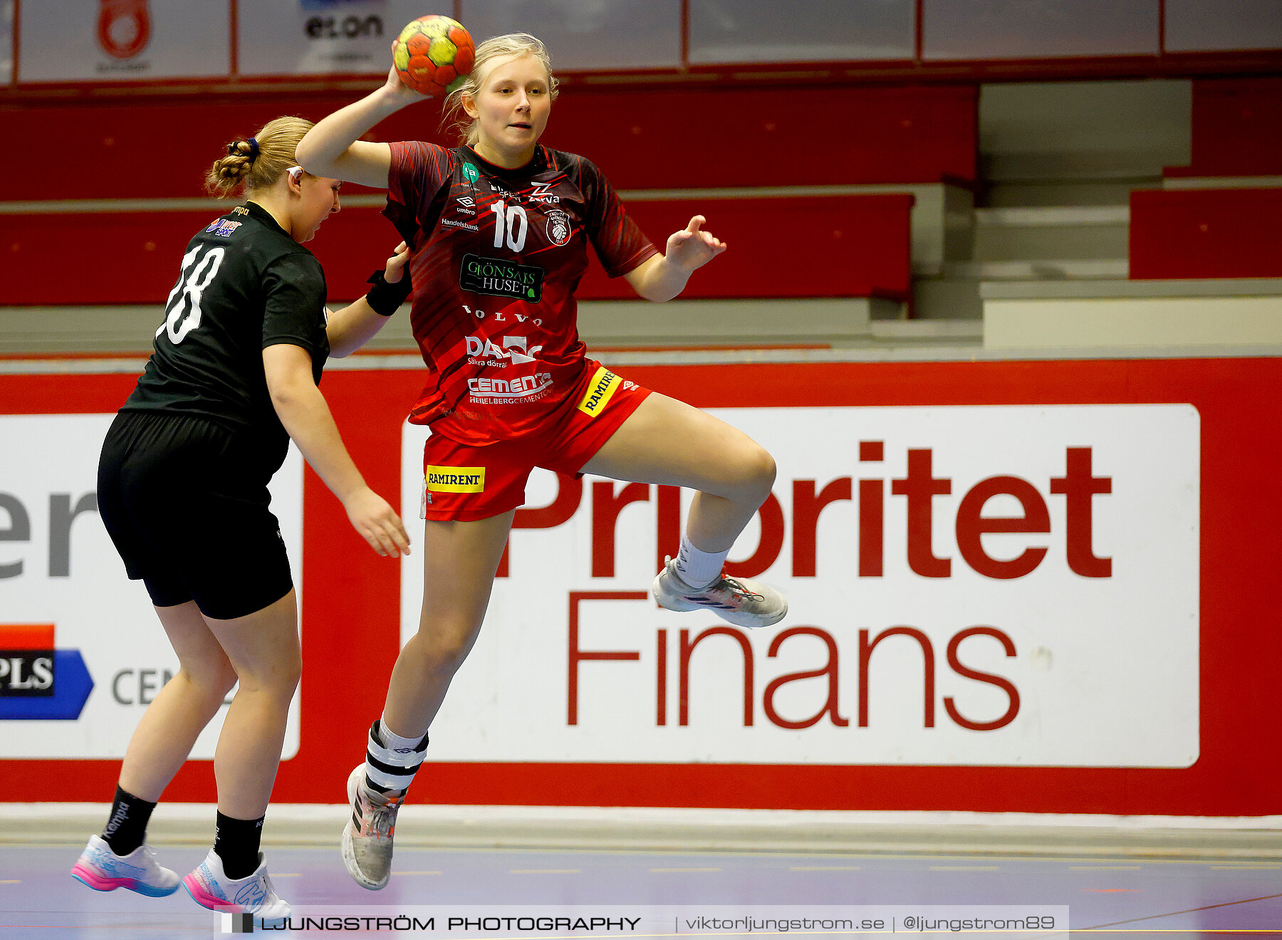 USM F16 Steg 3 Skövde HF Röd F05-HK Lidköping 40-22,dam,Skövde Idrottshall,Skövde,Sverige,Ungdoms-SM,Handboll,2022,273599