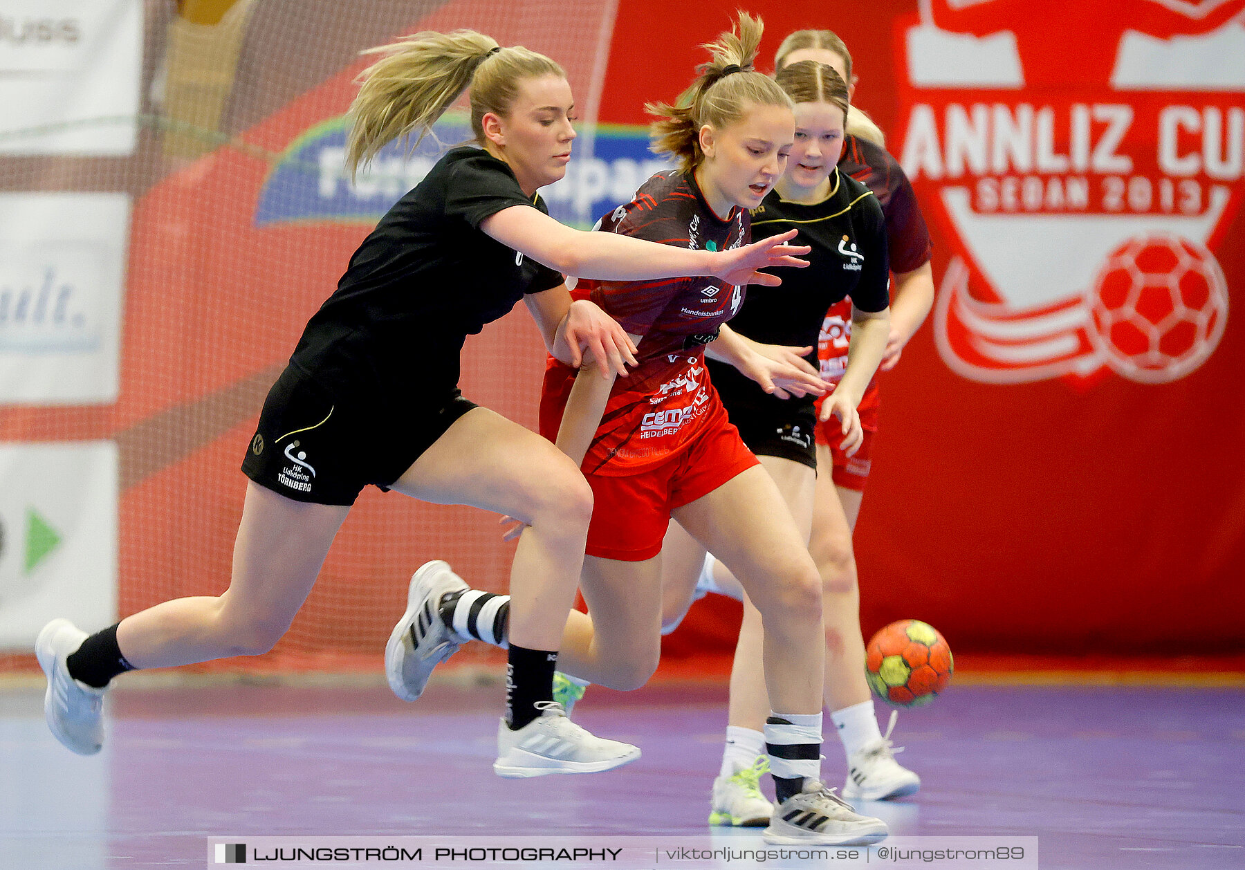 USM F16 Steg 3 Skövde HF Röd F05-HK Lidköping 40-22,dam,Skövde Idrottshall,Skövde,Sverige,Ungdoms-SM,Handboll,2022,273616