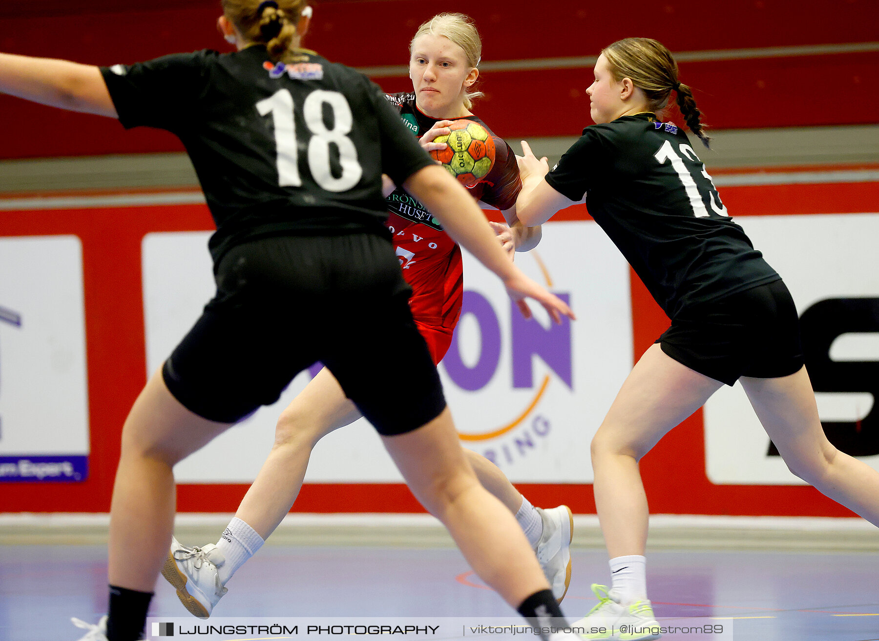 USM F16 Steg 3 Skövde HF Röd F05-HK Lidköping 40-22,dam,Skövde Idrottshall,Skövde,Sverige,Ungdoms-SM,Handboll,2022,273627