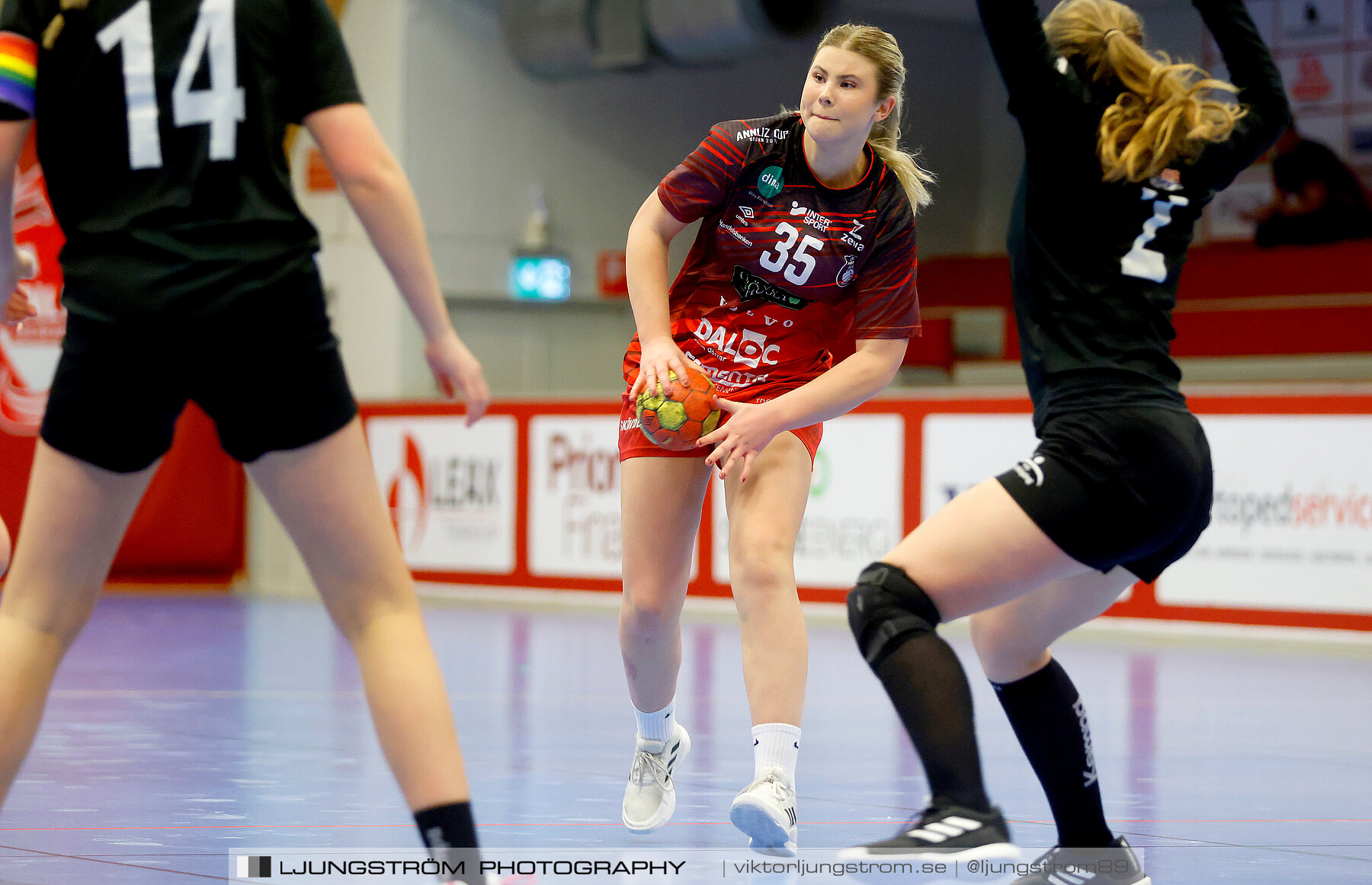 USM F16 Steg 3 Skövde HF Röd F05-HK Lidköping 40-22,dam,Skövde Idrottshall,Skövde,Sverige,Ungdoms-SM,Handboll,2022,273631