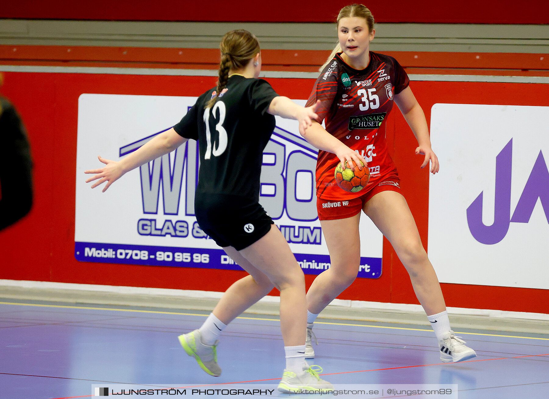 USM F16 Steg 3 Skövde HF Röd F05-HK Lidköping 40-22,dam,Skövde Idrottshall,Skövde,Sverige,Ungdoms-SM,Handboll,2022,273639