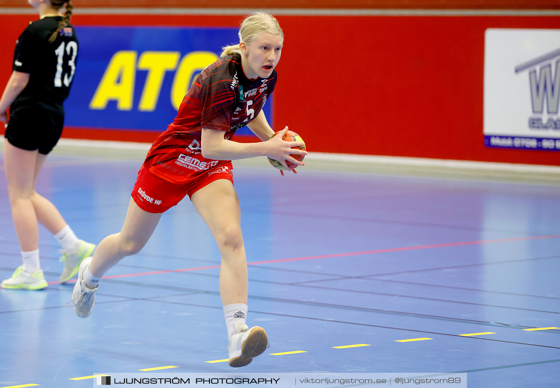 USM F16 Steg 3 Skövde HF Röd F05-HK Lidköping 40-22,dam,Skövde Idrottshall,Skövde,Sverige,Ungdoms-SM,Handboll,2022,273648