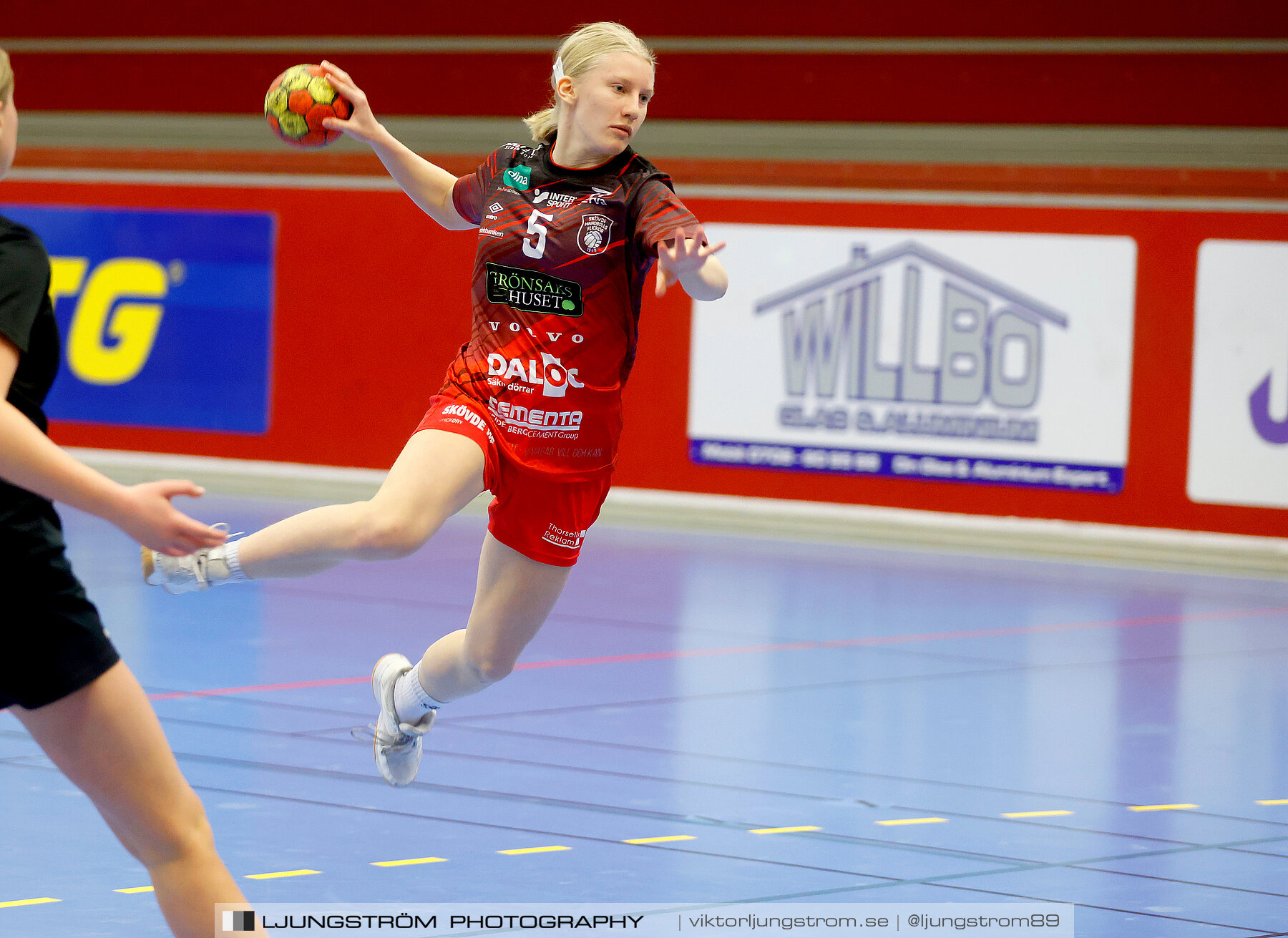 USM F16 Steg 3 Skövde HF Röd F05-HK Lidköping 40-22,dam,Skövde Idrottshall,Skövde,Sverige,Ungdoms-SM,Handboll,2022,273650