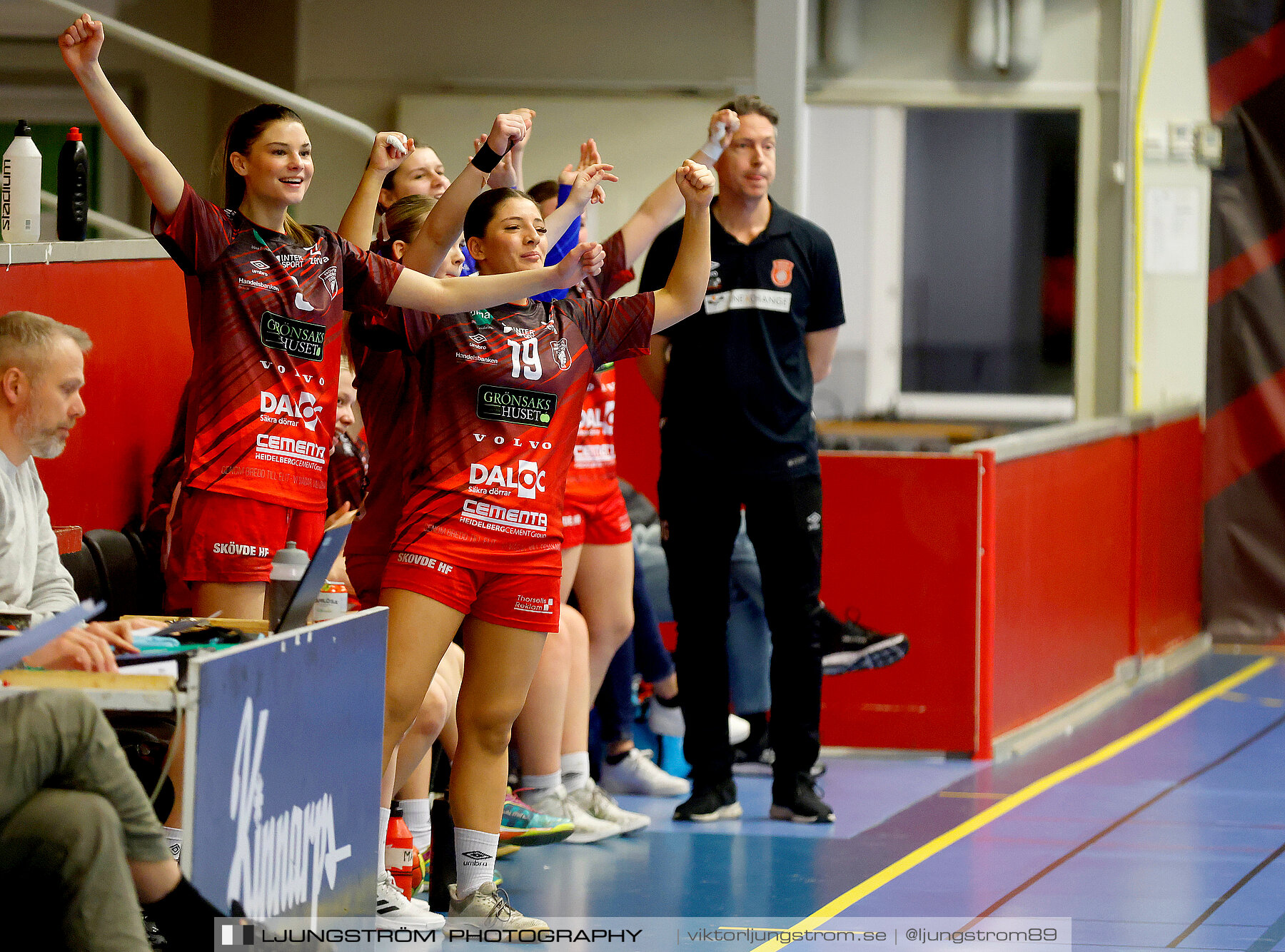 USM F16 Steg 3 Skövde HF Röd F05-HK Lidköping 40-22,dam,Skövde Idrottshall,Skövde,Sverige,Ungdoms-SM,Handboll,2022,273652