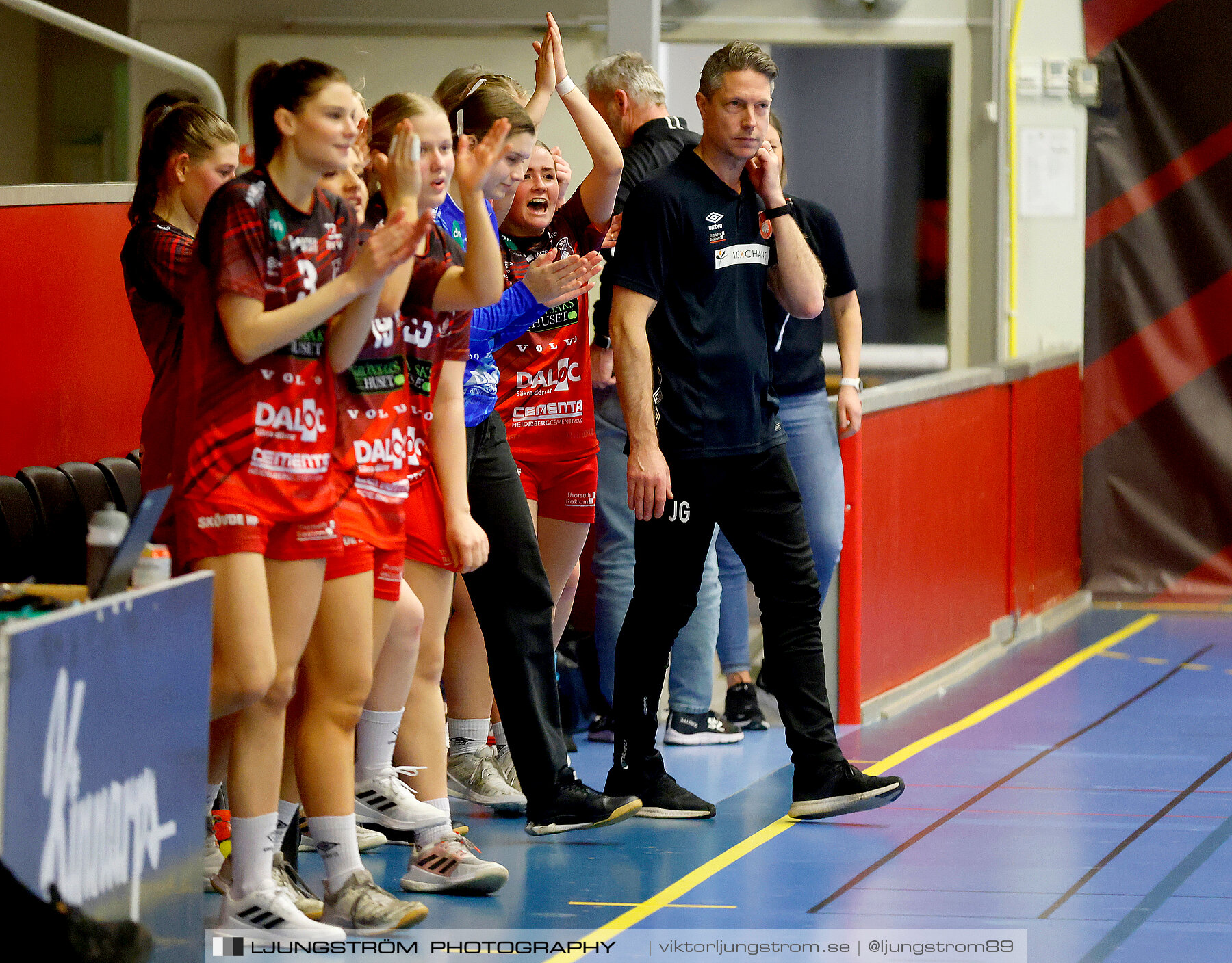 USM F16 Steg 3 Skövde HF Röd F05-HK Lidköping 40-22,dam,Skövde Idrottshall,Skövde,Sverige,Ungdoms-SM,Handboll,2022,273654