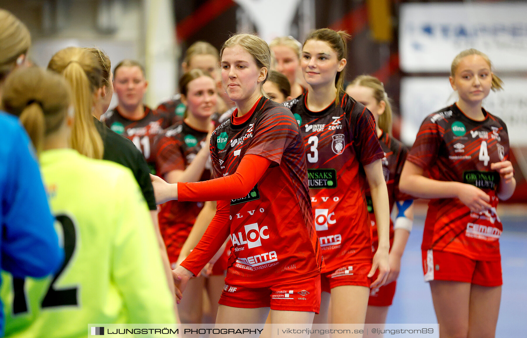 USM F16 Steg 3 Skövde HF Röd F05-HK Lidköping 40-22,dam,Skövde Idrottshall,Skövde,Sverige,Ungdoms-SM,Handboll,2022,273659