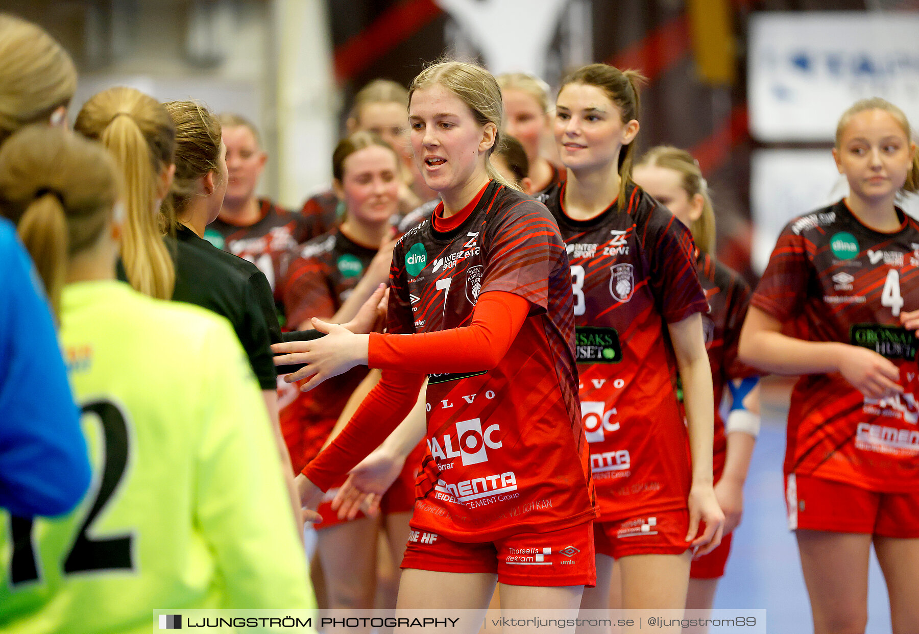 USM F16 Steg 3 Skövde HF Röd F05-HK Lidköping 40-22,dam,Skövde Idrottshall,Skövde,Sverige,Ungdoms-SM,Handboll,2022,273660