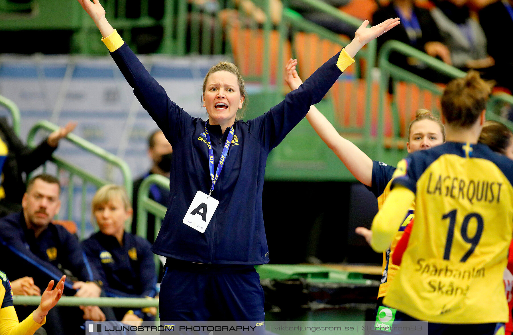 Landskamp Sverige-Montenegro 31-26,dam,Arena Skövde,Skövde,Sverige,Handboll,,2021,273676