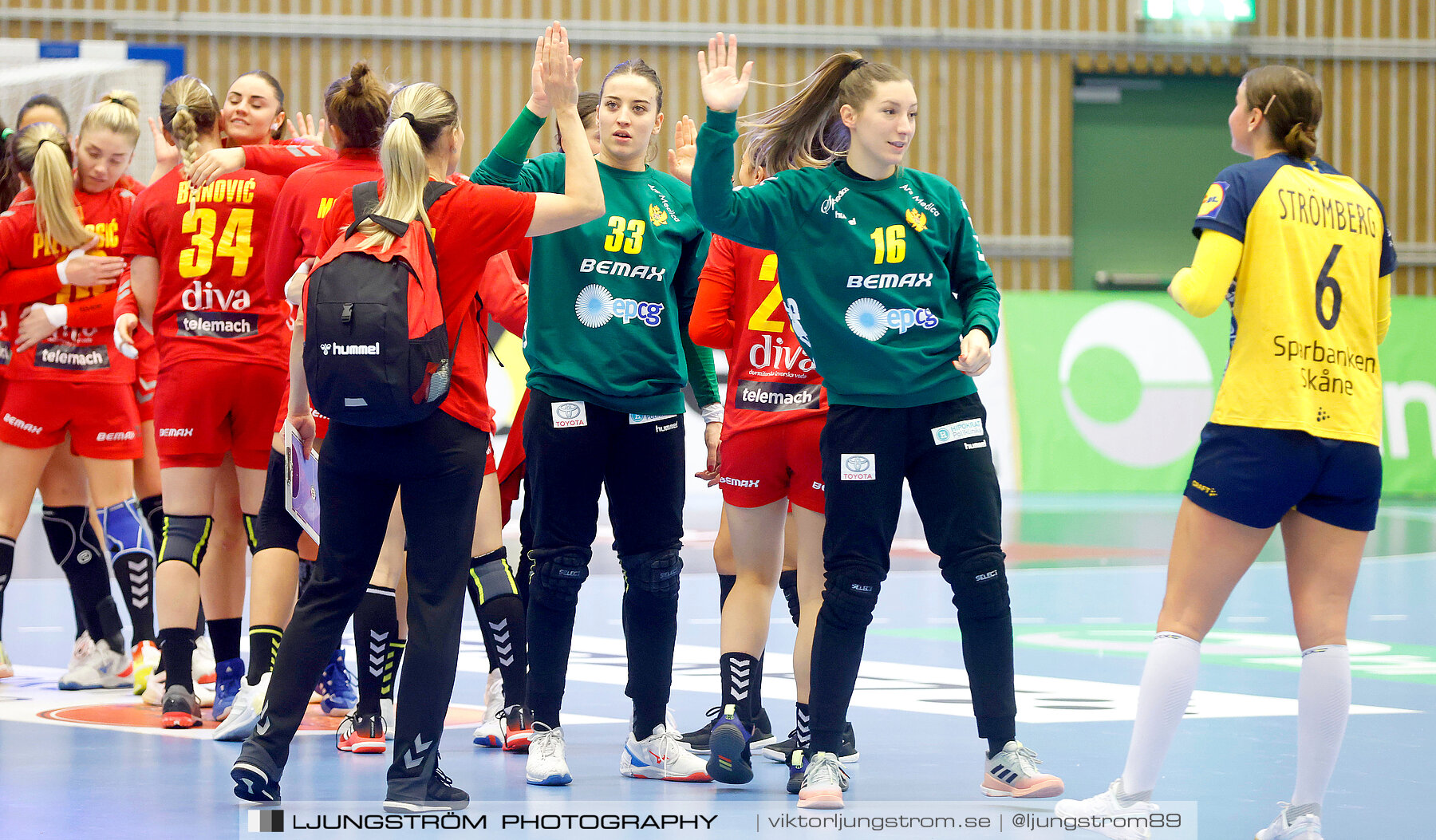 Landskamp Sverige-Montenegro 31-26,dam,Arena Skövde,Skövde,Sverige,Handboll,,2021,273720