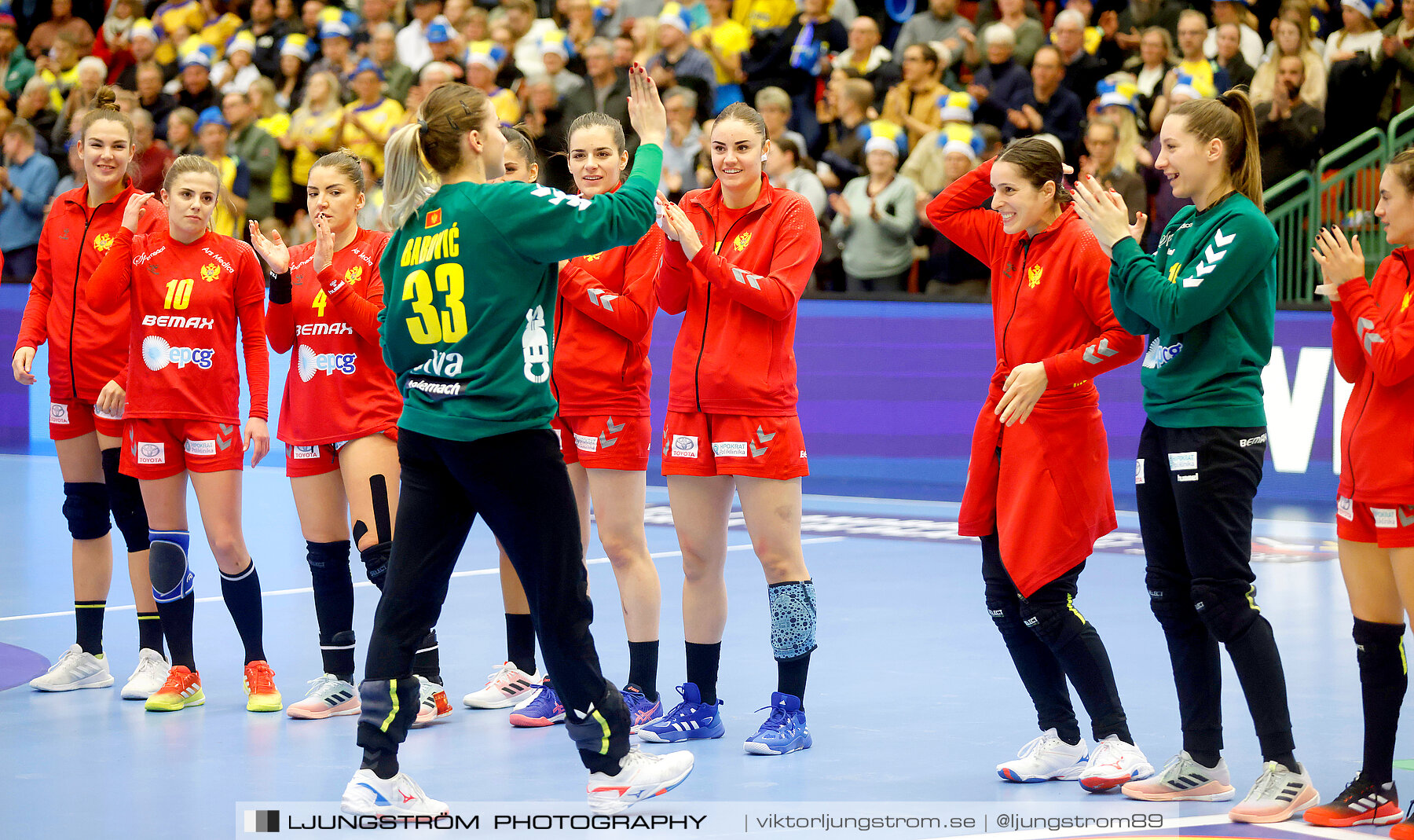 Landskamp Sverige-Montenegro 31-26,dam,Arena Skövde,Skövde,Sverige,Handboll,,2021,273738