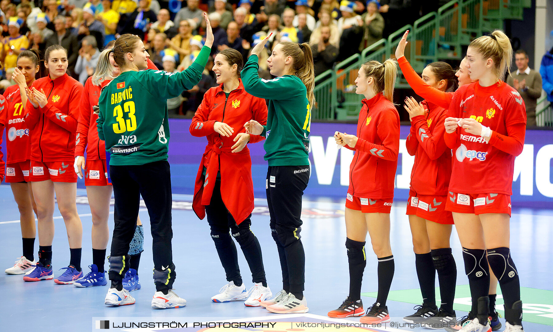 Landskamp Sverige-Montenegro 31-26,dam,Arena Skövde,Skövde,Sverige,Handboll,,2021,273739