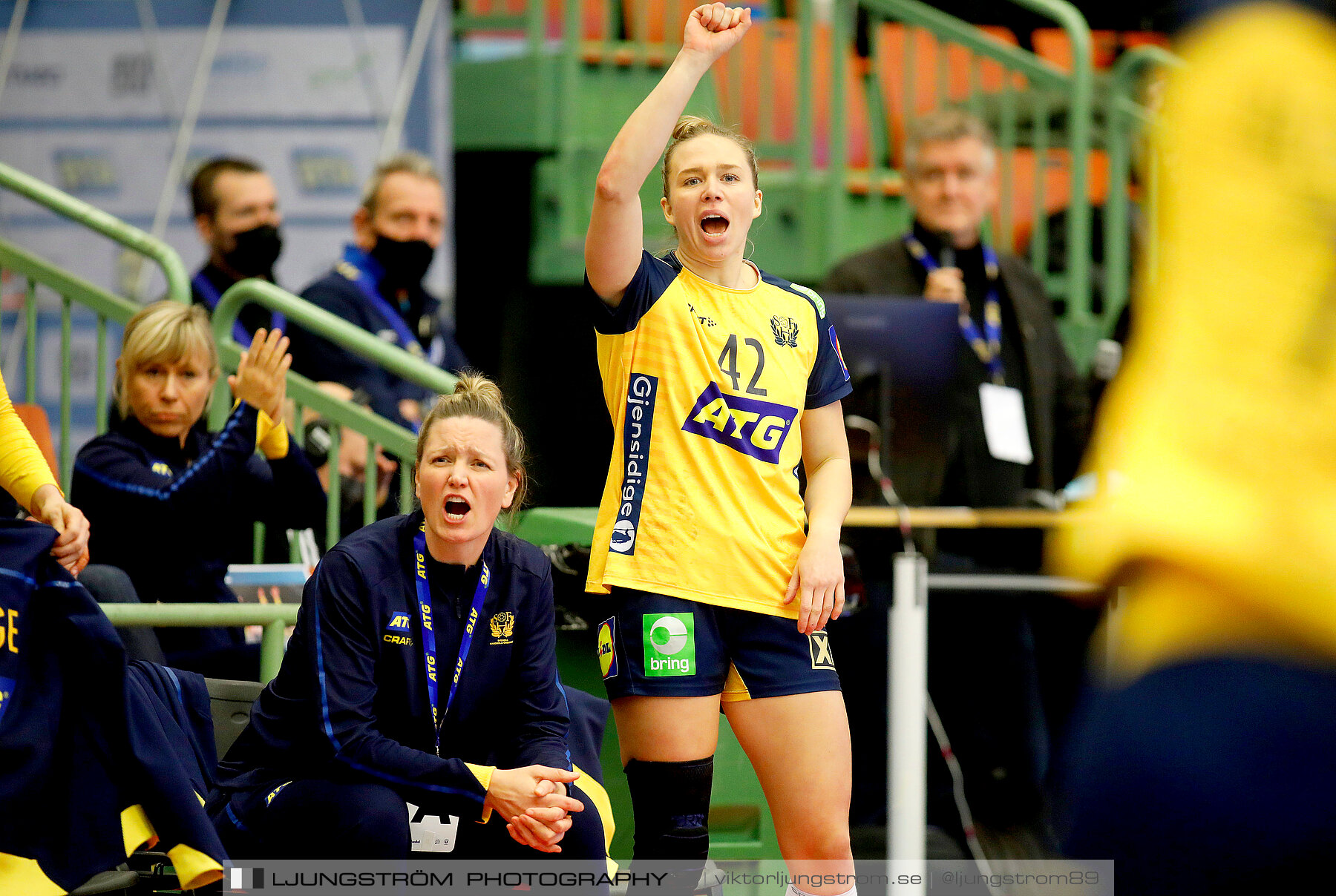 Landskamp Sverige-Montenegro 31-26,dam,Arena Skövde,Skövde,Sverige,Handboll,,2021,273779