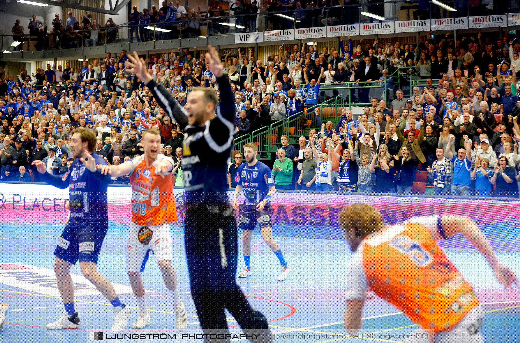 IFK Skövde HK-IFK Kristianstad 1/2-final 1 41-40,herr,Arena Skövde,Skövde,Sverige,Handboll,,2022,281271