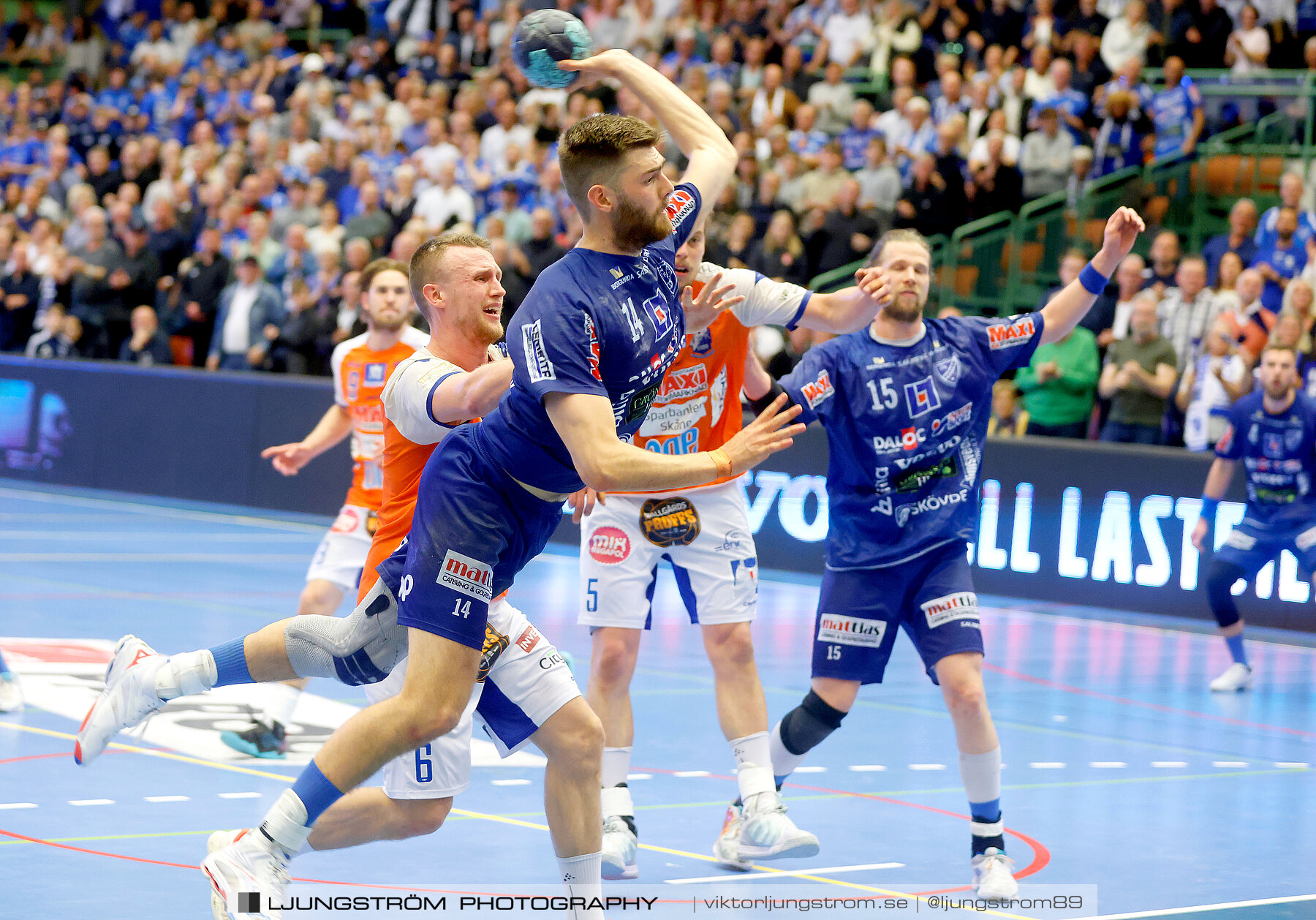 IFK Skövde HK-IFK Kristianstad 1/2-final 1 41-40,herr,Arena Skövde,Skövde,Sverige,Handboll,,2022,281327