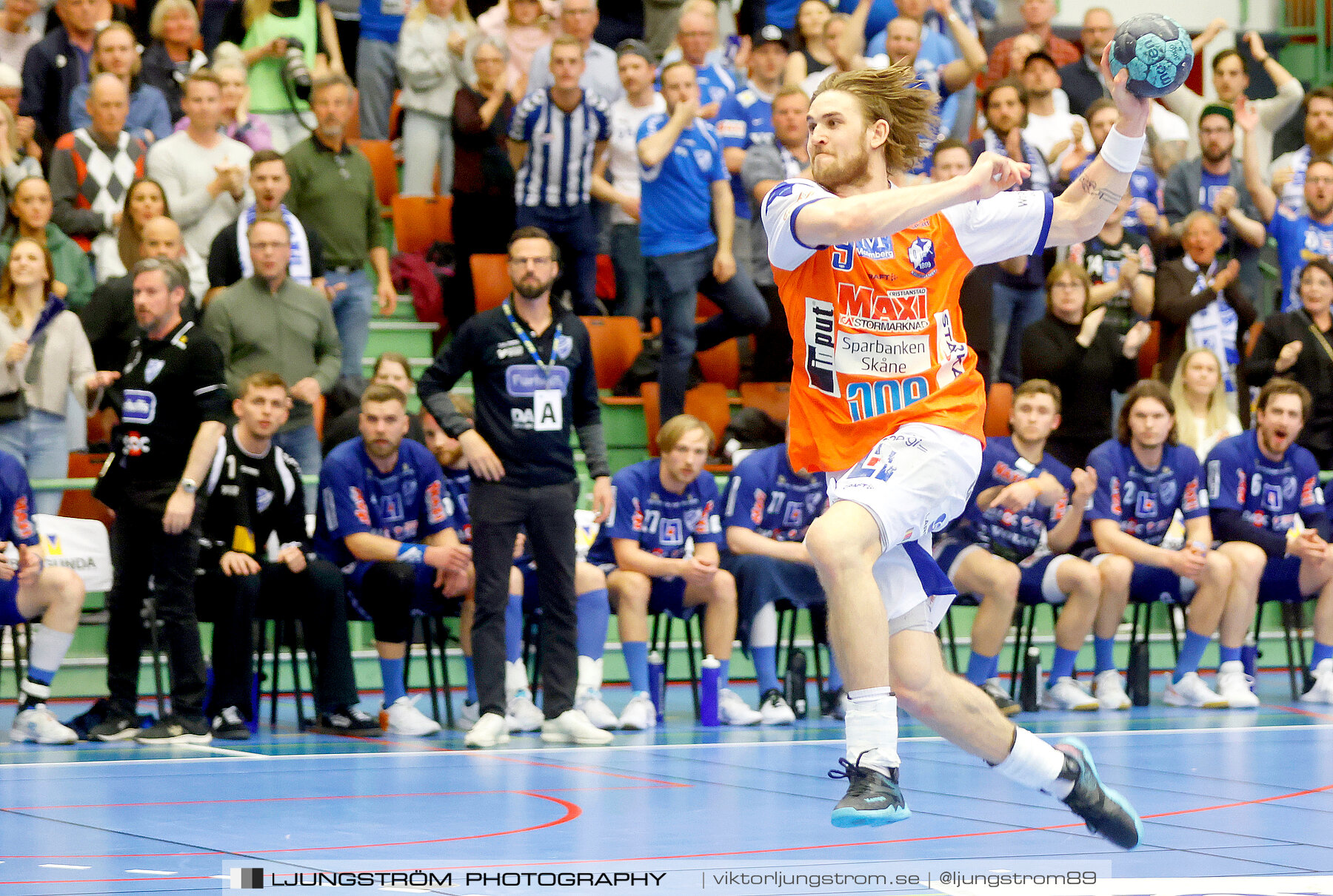 IFK Skövde HK-IFK Kristianstad 1/2-final 1 41-40,herr,Arena Skövde,Skövde,Sverige,Handboll,,2022,281368