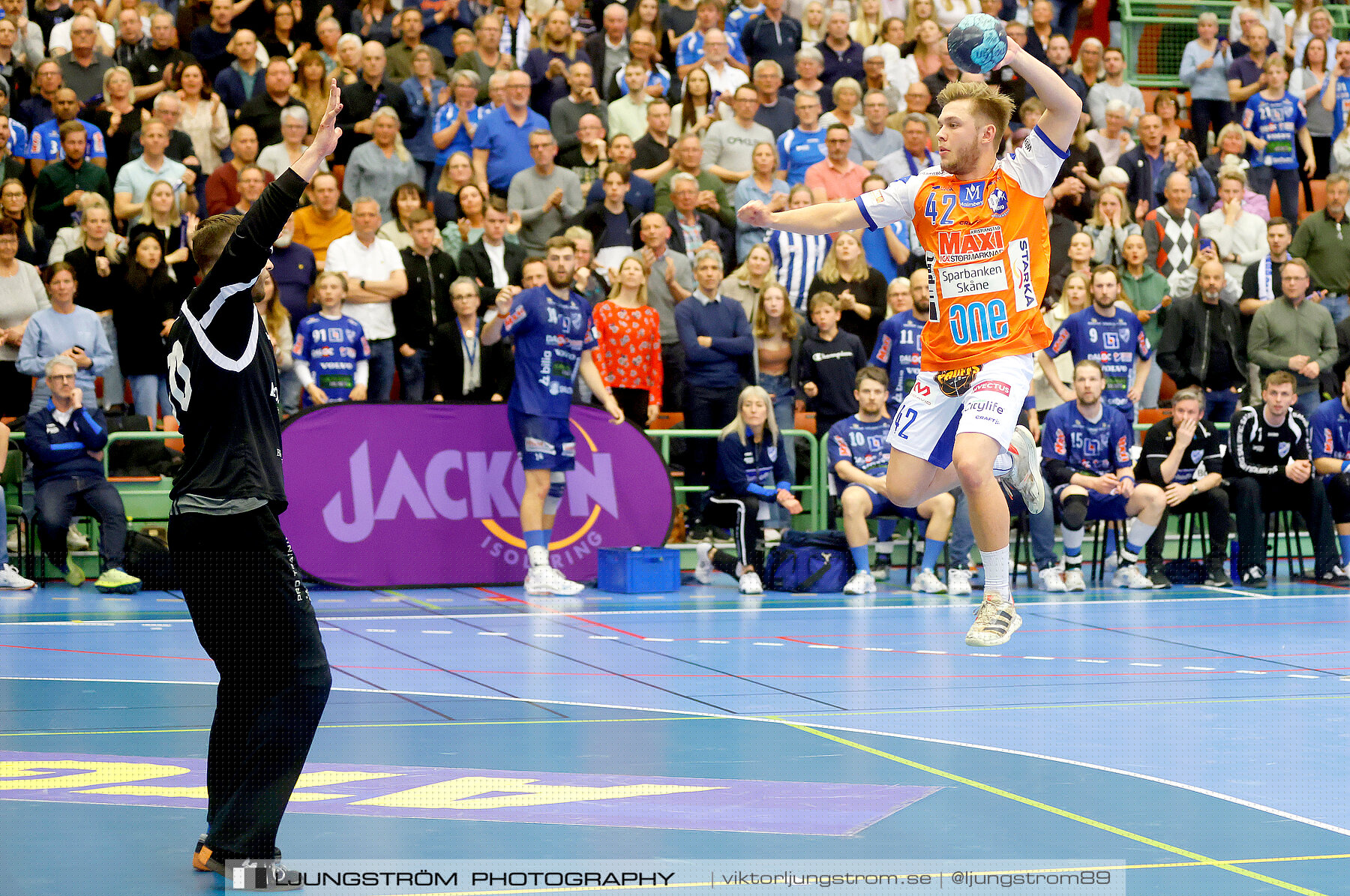 IFK Skövde HK-IFK Kristianstad 1/2-final 1 41-40,herr,Arena Skövde,Skövde,Sverige,Handboll,,2022,281395