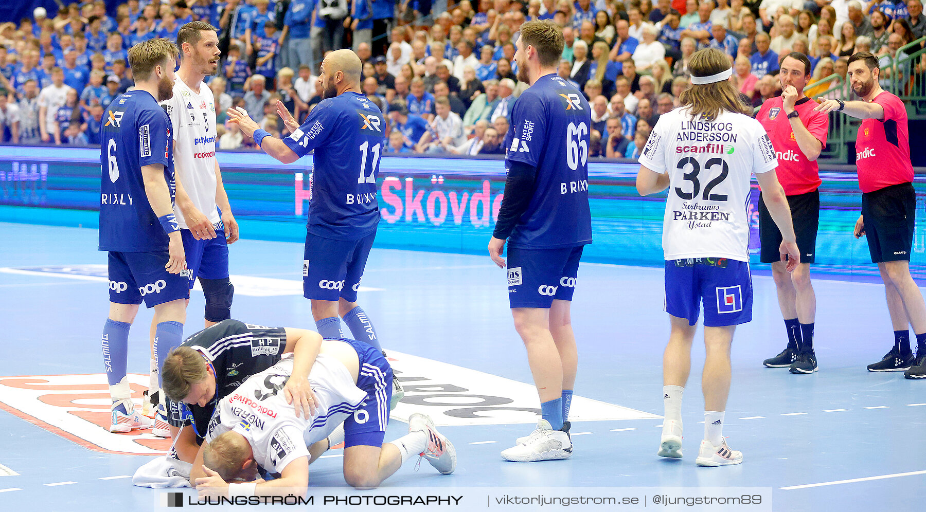 IFK Skövde HK-Ystads IF HF SM-FINAL 1 28-30,herr,Arena Skövde,Skövde,Sverige,Handboll,,2022,283684