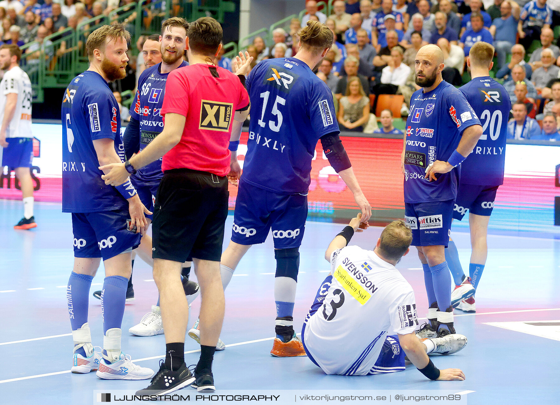 IFK Skövde HK-Ystads IF HF SM-FINAL 1 28-30,herr,Arena Skövde,Skövde,Sverige,Handboll,,2022,283757