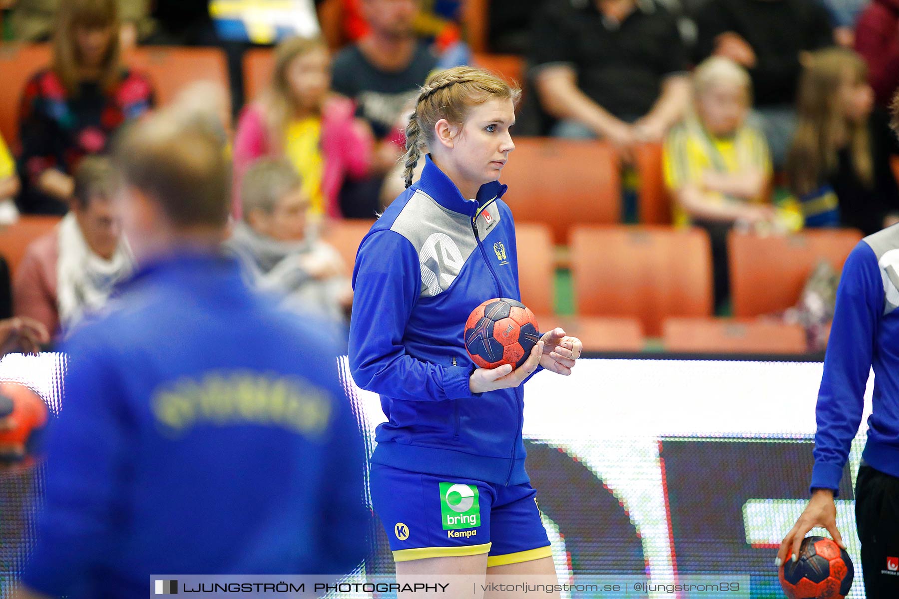 EM-Kval Sverige-Serbien 31-30,dam,Arena Skövde,Skövde,Sverige,Handboll,,2018,199459