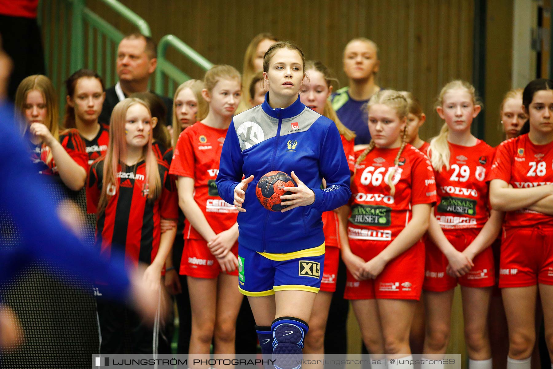 EM-Kval Sverige-Serbien 31-30,dam,Arena Skövde,Skövde,Sverige,Handboll,,2018,199466