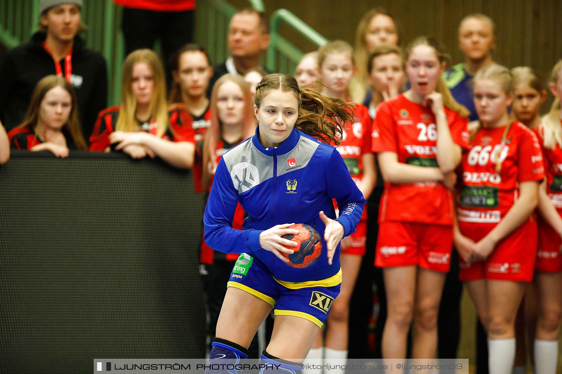 EM-Kval Sverige-Serbien 31-30,dam,Arena Skövde,Skövde,Sverige,Handboll,,2018,199469