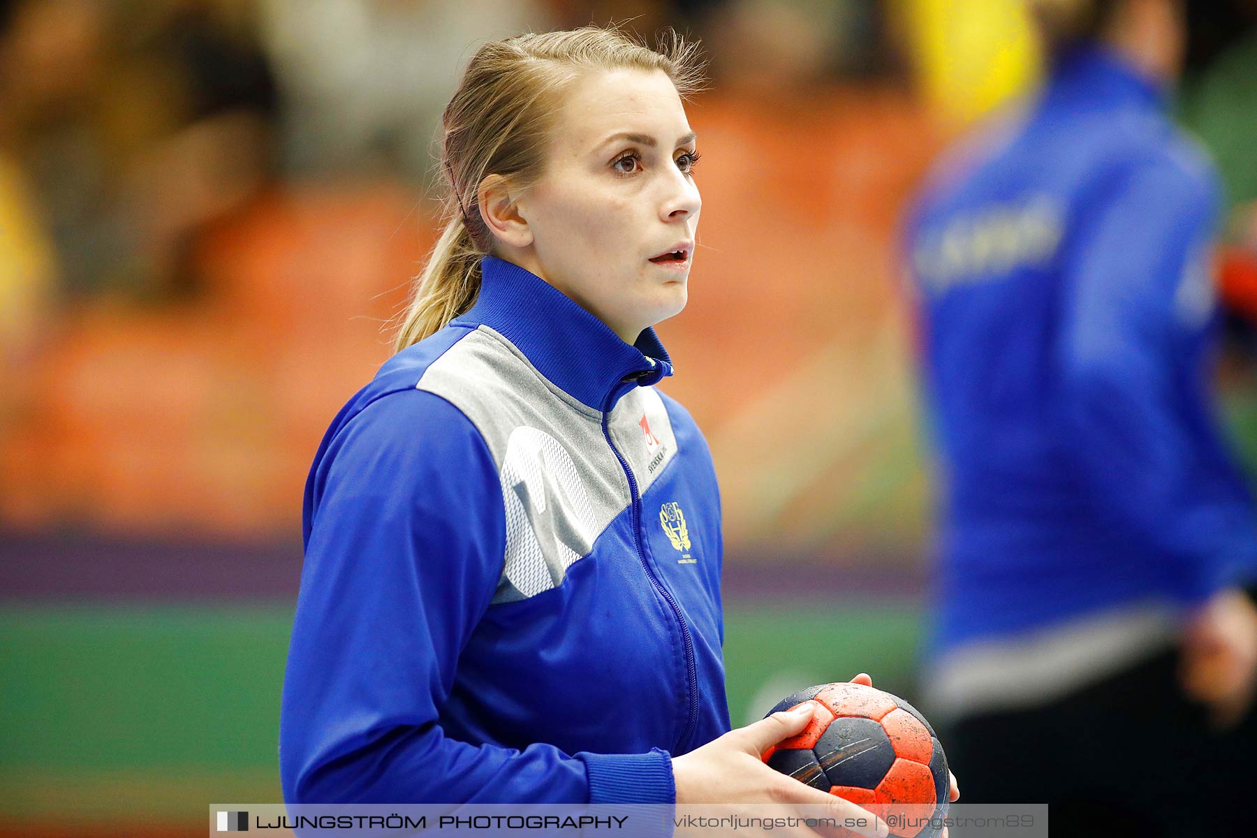 EM-Kval Sverige-Serbien 31-30,dam,Arena Skövde,Skövde,Sverige,Handboll,,2018,199473