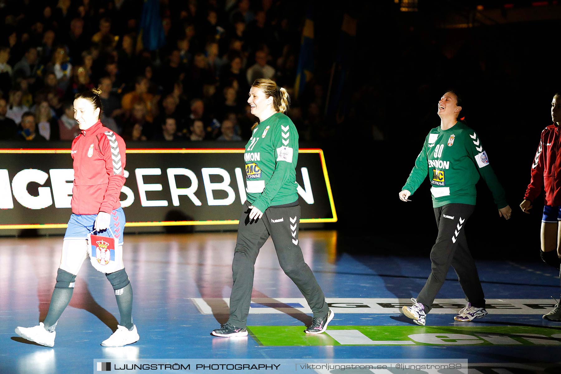 EM-Kval Sverige-Serbien 31-30,dam,Arena Skövde,Skövde,Sverige,Handboll,,2018,199504