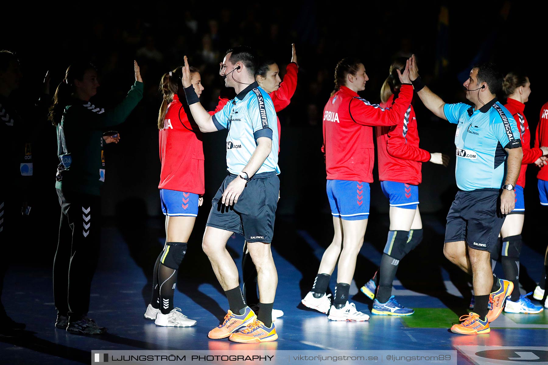 EM-Kval Sverige-Serbien 31-30,dam,Arena Skövde,Skövde,Sverige,Handboll,,2018,199513