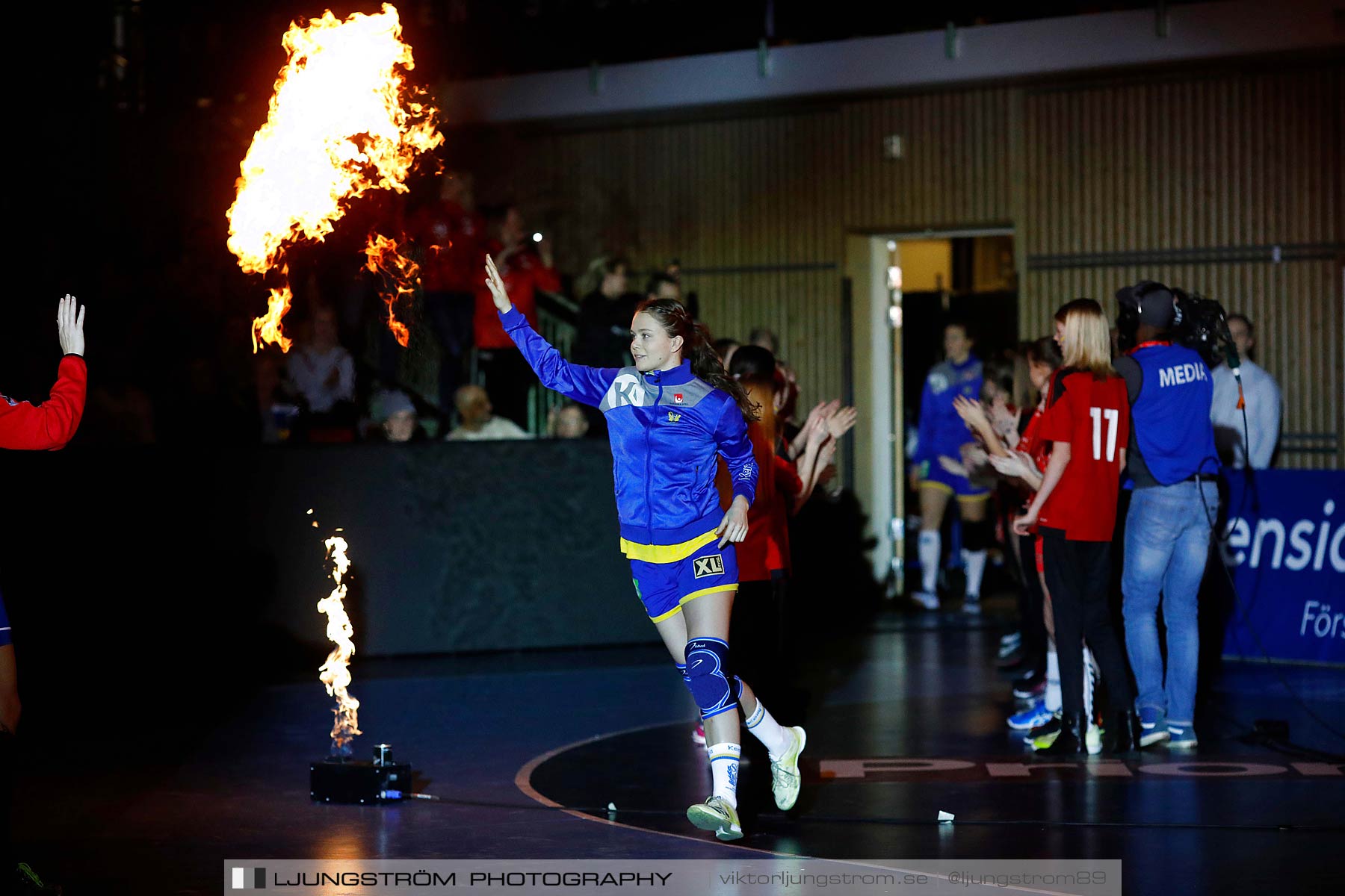 EM-Kval Sverige-Serbien 31-30,dam,Arena Skövde,Skövde,Sverige,Handboll,,2018,199528