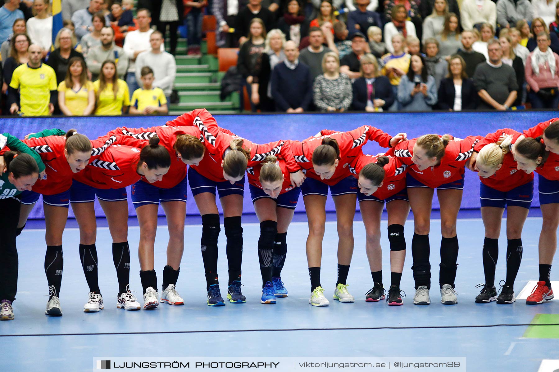 EM-Kval Sverige-Serbien 31-30,dam,Arena Skövde,Skövde,Sverige,Handboll,,2018,199589