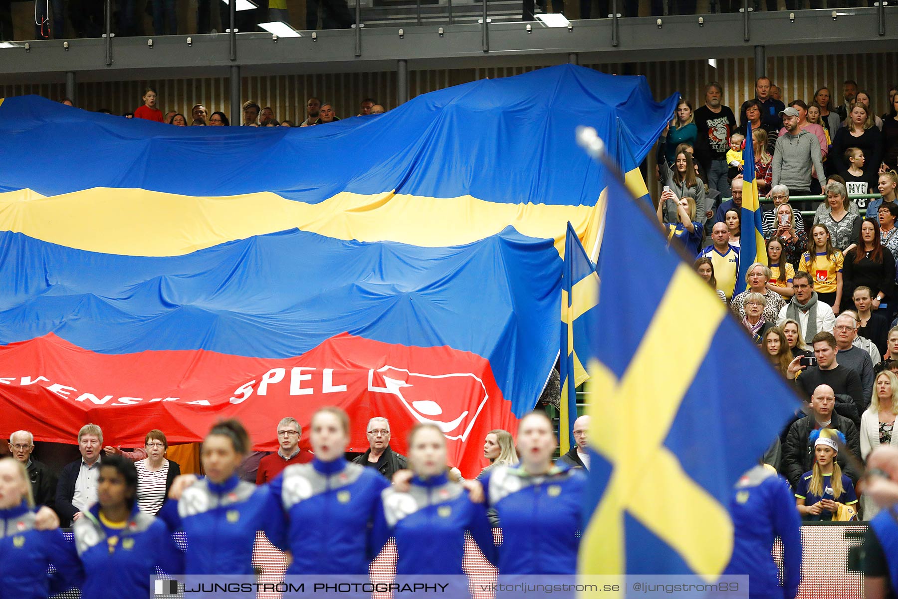 EM-Kval Sverige-Serbien 31-30,dam,Arena Skövde,Skövde,Sverige,Handboll,,2018,199606