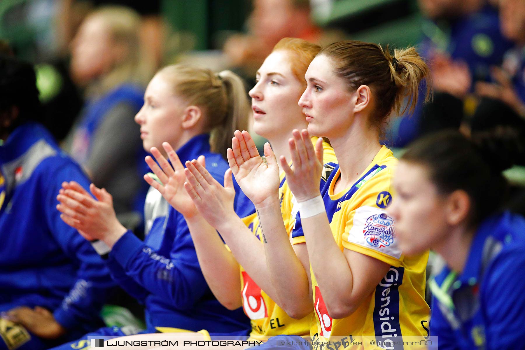 EM-Kval Sverige-Serbien 31-30,dam,Arena Skövde,Skövde,Sverige,Handboll,,2018,199692