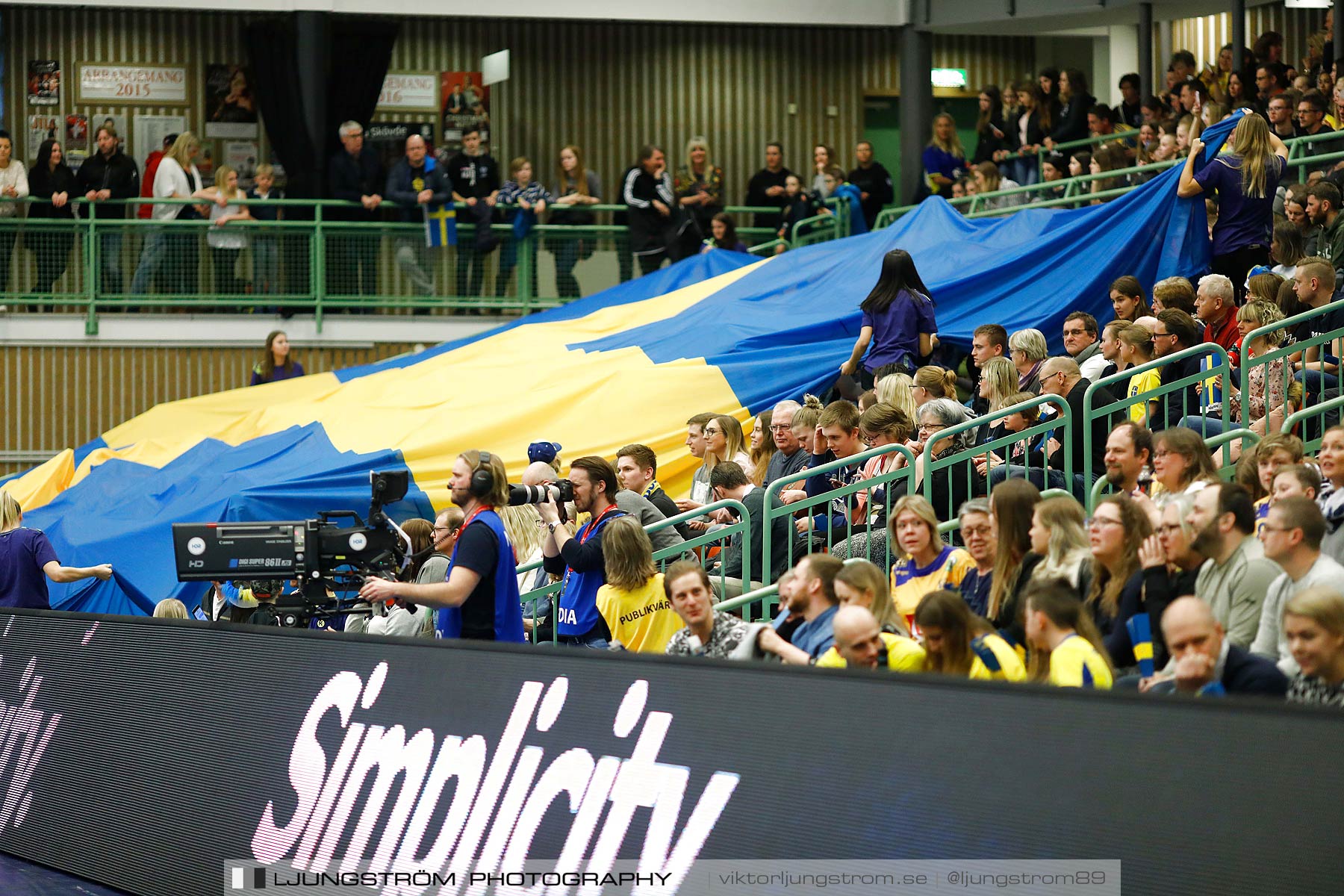 EM-Kval Sverige-Serbien 31-30,dam,Arena Skövde,Skövde,Sverige,Handboll,,2018,199846