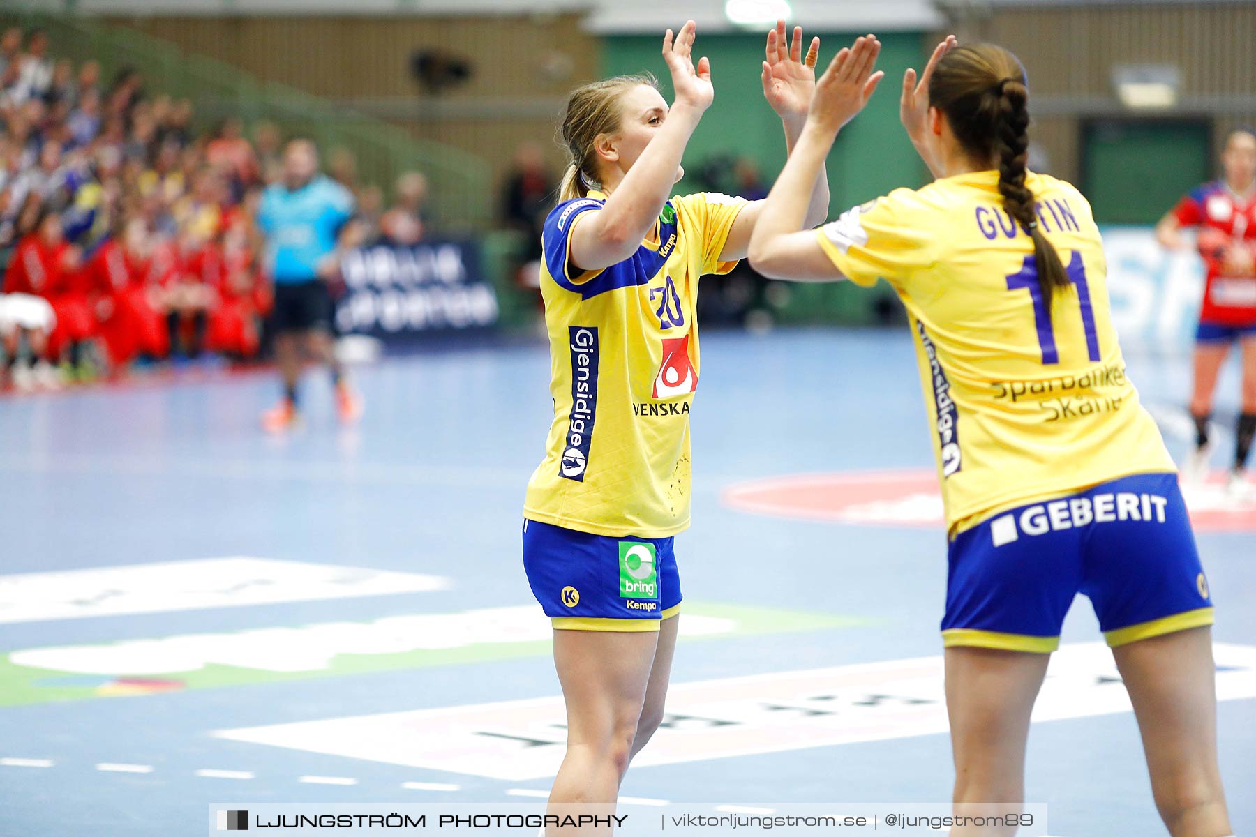 EM-Kval Sverige-Serbien 31-30,dam,Arena Skövde,Skövde,Sverige,Handboll,,2018,199855