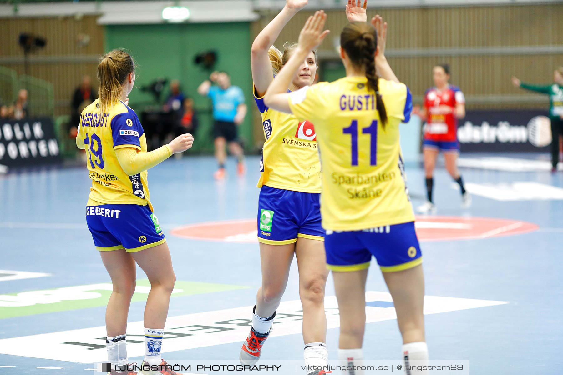 EM-Kval Sverige-Serbien 31-30,dam,Arena Skövde,Skövde,Sverige,Handboll,,2018,199866