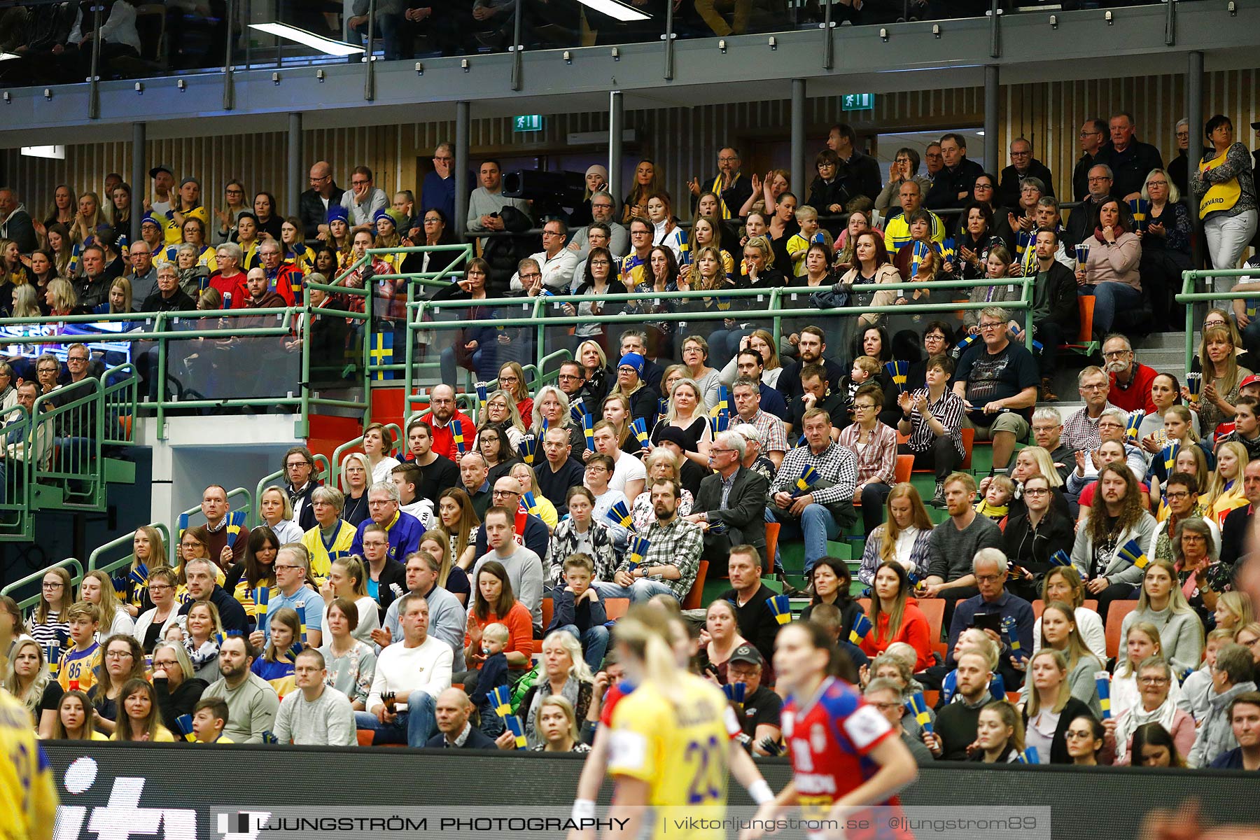 EM-Kval Sverige-Serbien 31-30,dam,Arena Skövde,Skövde,Sverige,Handboll,,2018,199896