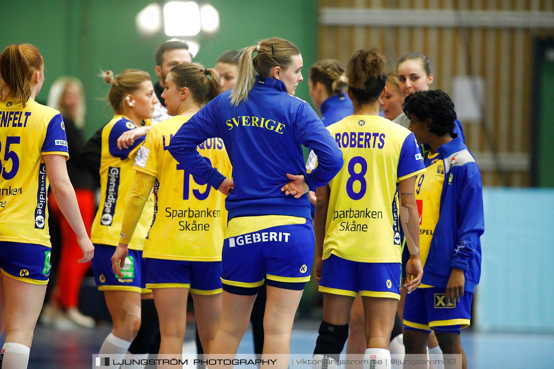 EM-Kval Sverige-Serbien 31-30,dam,Arena Skövde,Skövde,Sverige,Handboll,,2018,199906