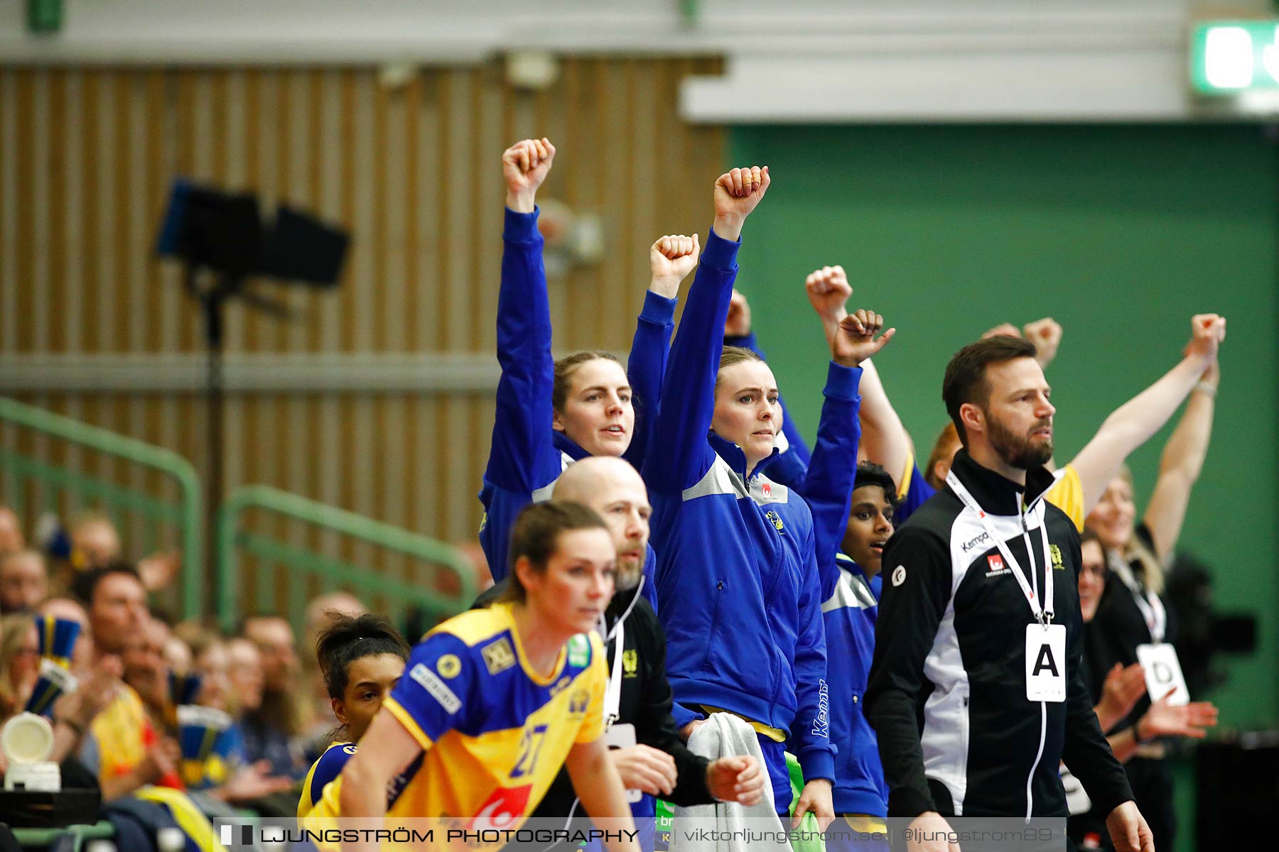 EM-Kval Sverige-Serbien 31-30,dam,Arena Skövde,Skövde,Sverige,Handboll,,2018,199925