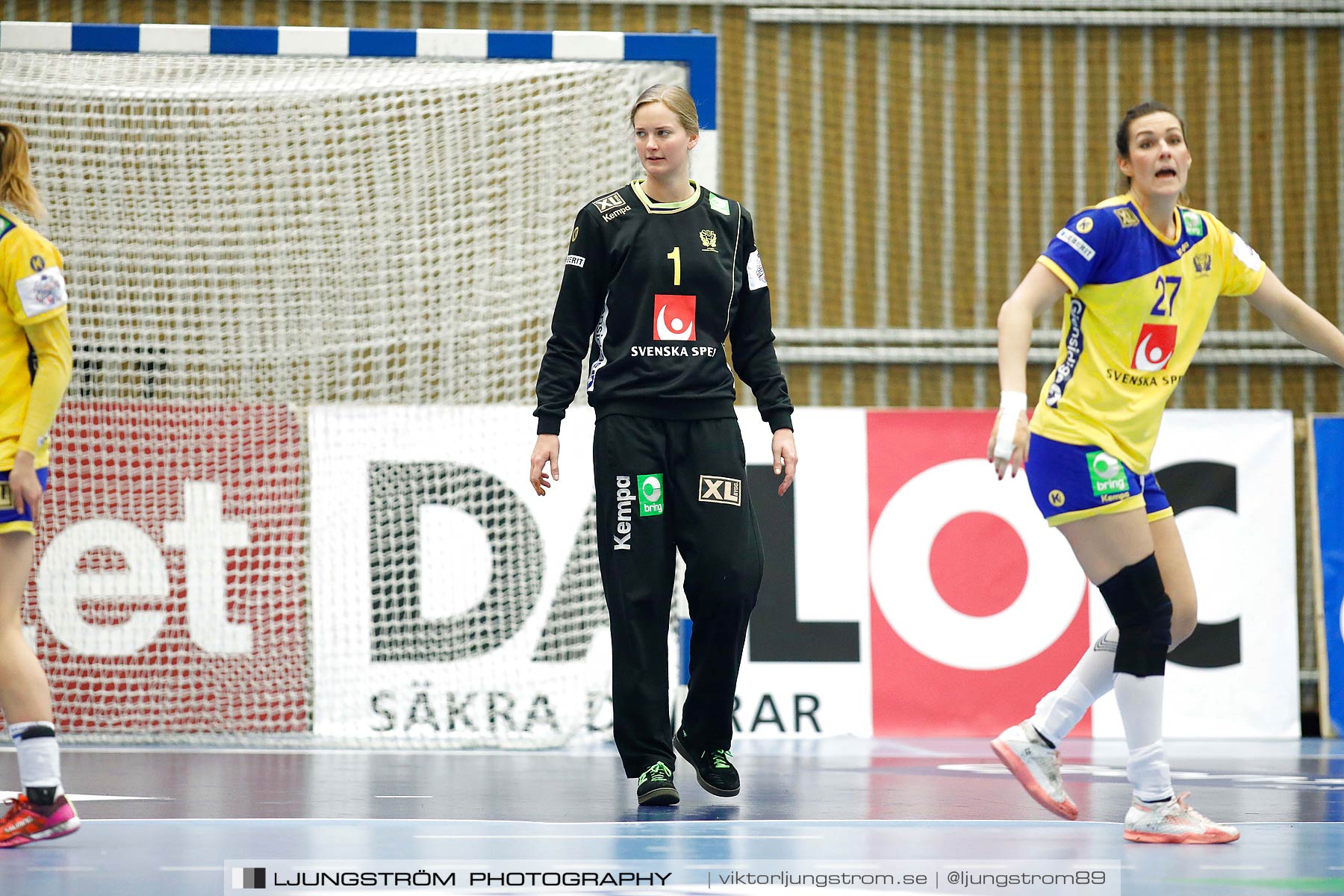 EM-Kval Sverige-Serbien 31-30,dam,Arena Skövde,Skövde,Sverige,Handboll,,2018,199929