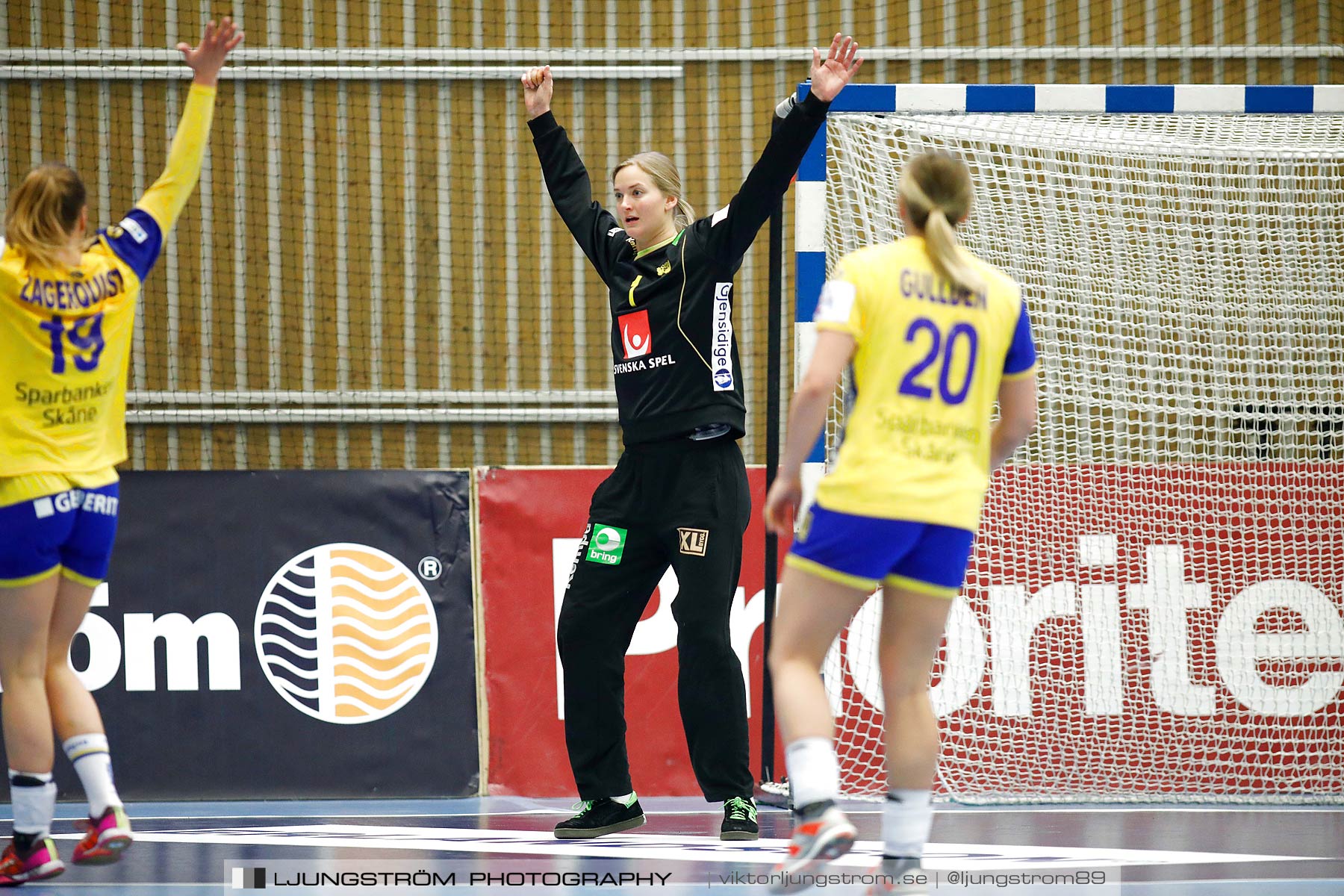 EM-Kval Sverige-Serbien 31-30,dam,Arena Skövde,Skövde,Sverige,Handboll,,2018,199936