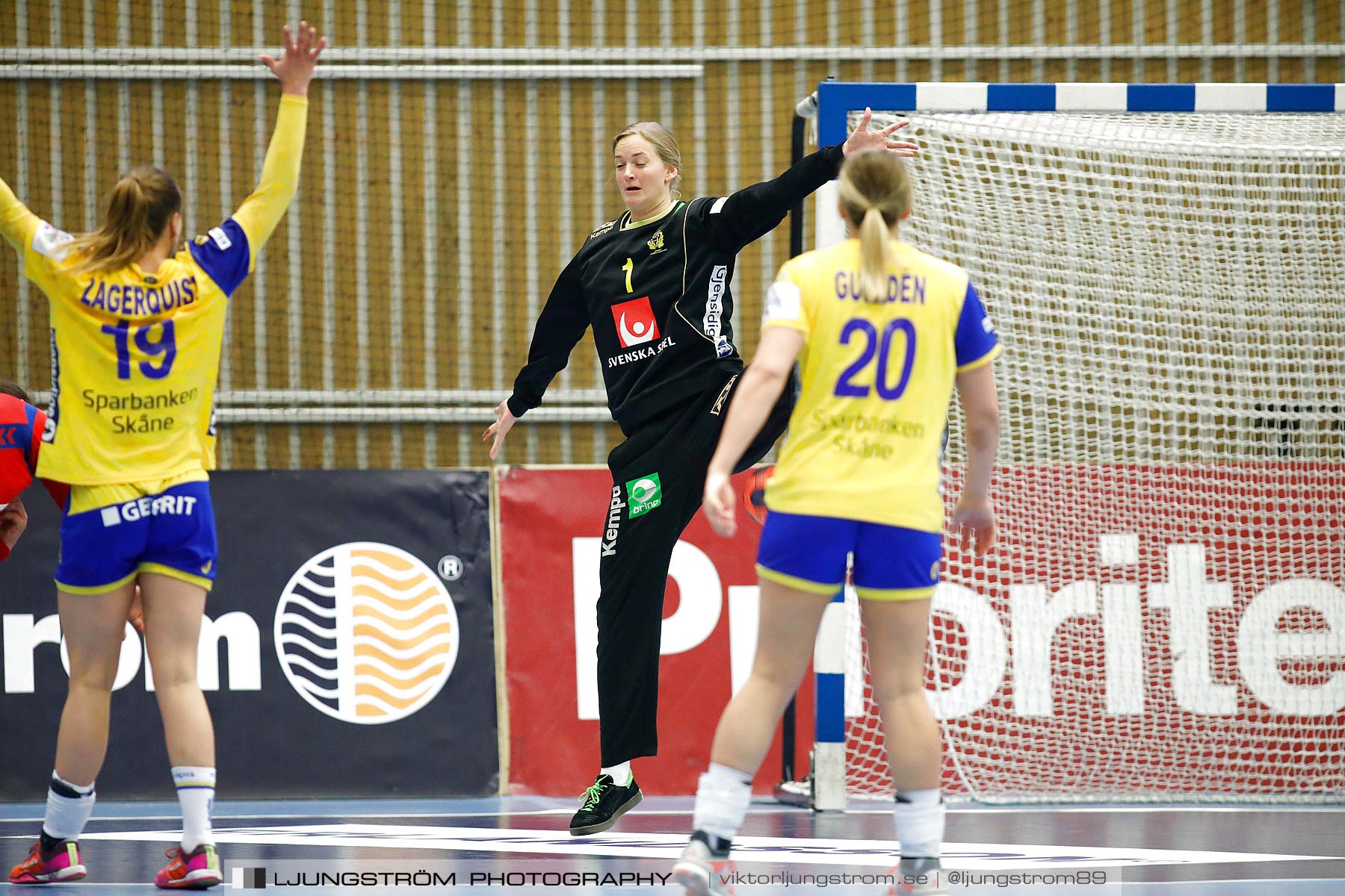 EM-Kval Sverige-Serbien 31-30,dam,Arena Skövde,Skövde,Sverige,Handboll,,2018,199938