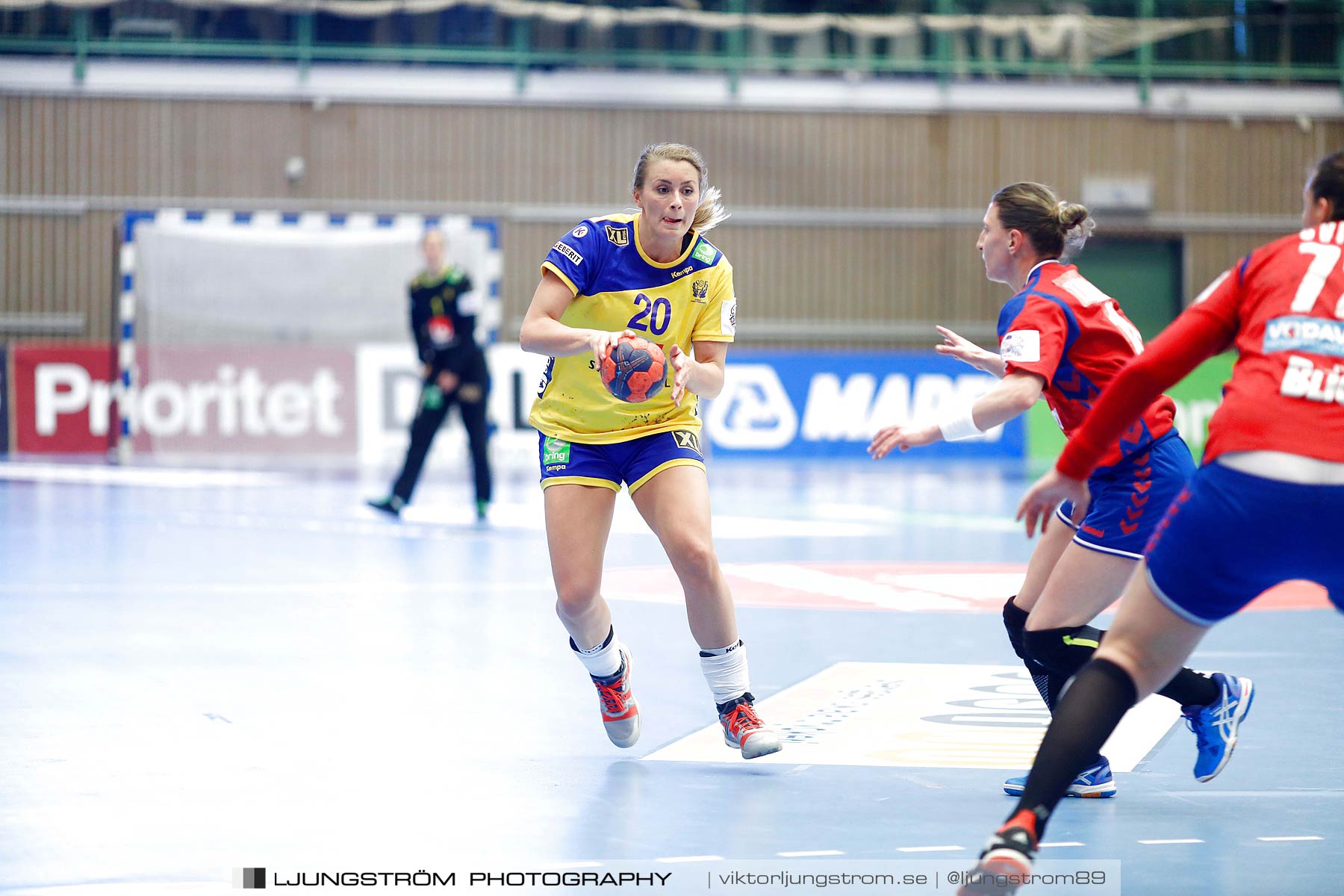 EM-Kval Sverige-Serbien 31-30,dam,Arena Skövde,Skövde,Sverige,Handboll,,2018,199963