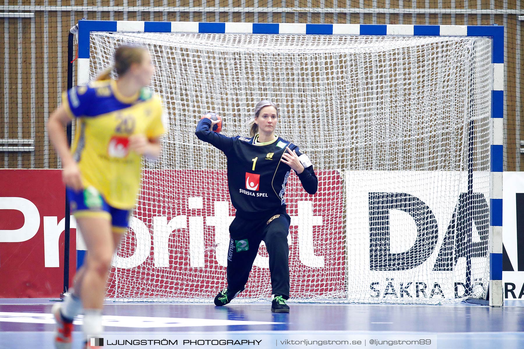 EM-Kval Sverige-Serbien 31-30,dam,Arena Skövde,Skövde,Sverige,Handboll,,2018,199981