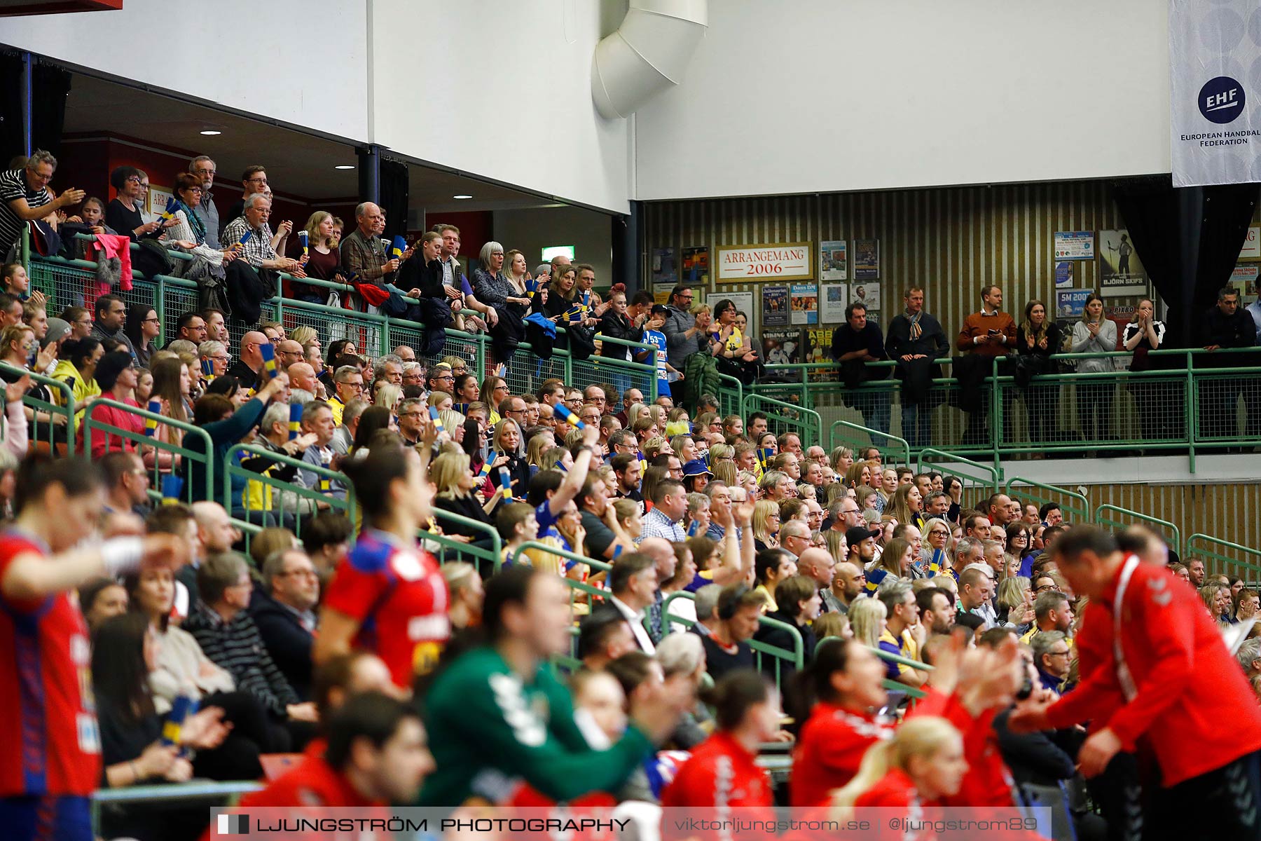 EM-Kval Sverige-Serbien 31-30,dam,Arena Skövde,Skövde,Sverige,Handboll,,2018,200001