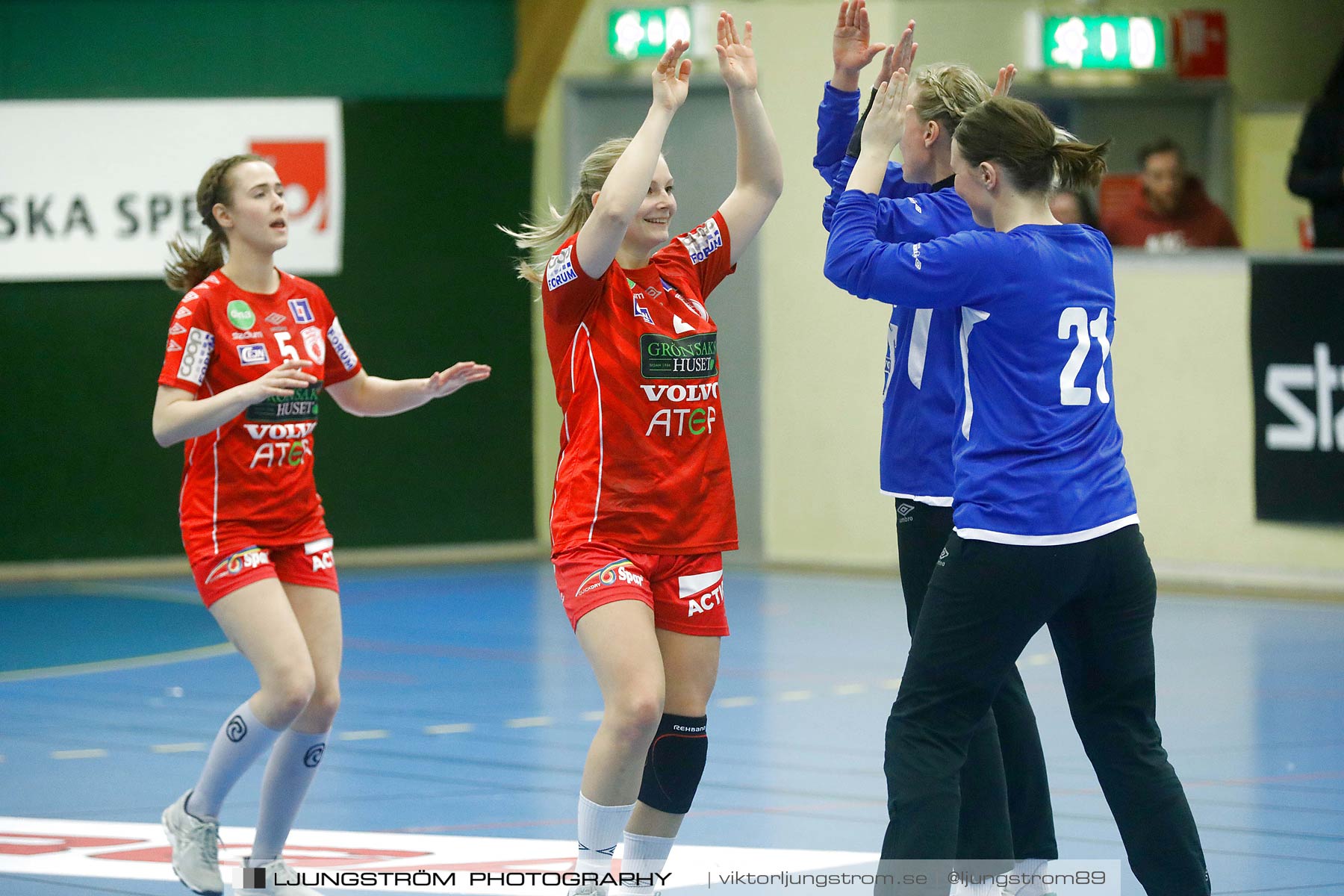 Skövde HF-Eskilstuna Guif 32-24,dam,Skövde Idrottshall,Skövde,Sverige,Handboll,,2018,200088