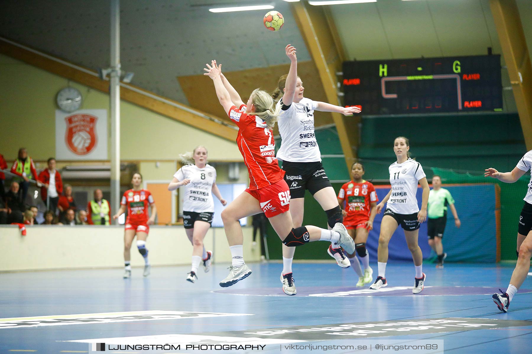 Skövde HF-Eskilstuna Guif 32-24,dam,Skövde Idrottshall,Skövde,Sverige,Handboll,,2018,200181