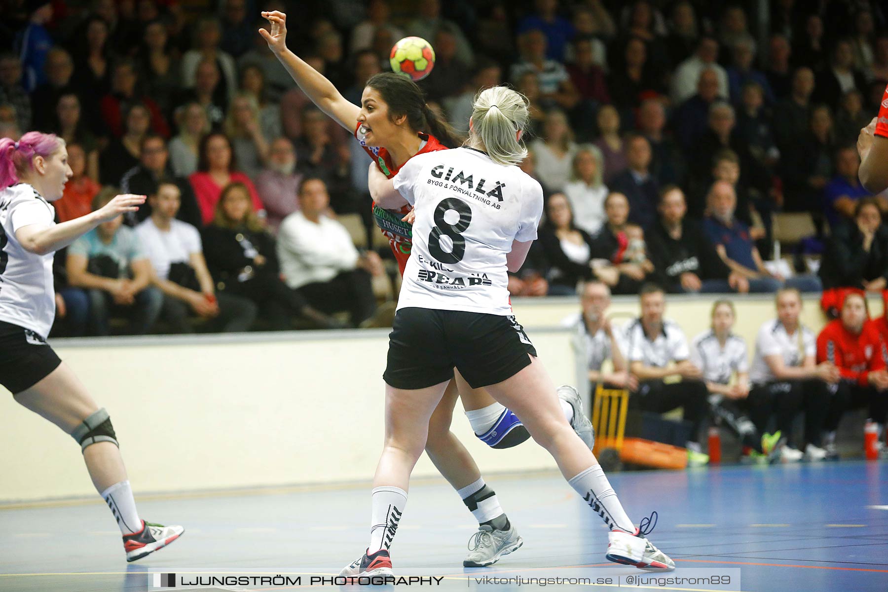 Skövde HF-Eskilstuna Guif 32-24,dam,Skövde Idrottshall,Skövde,Sverige,Handboll,,2018,200189