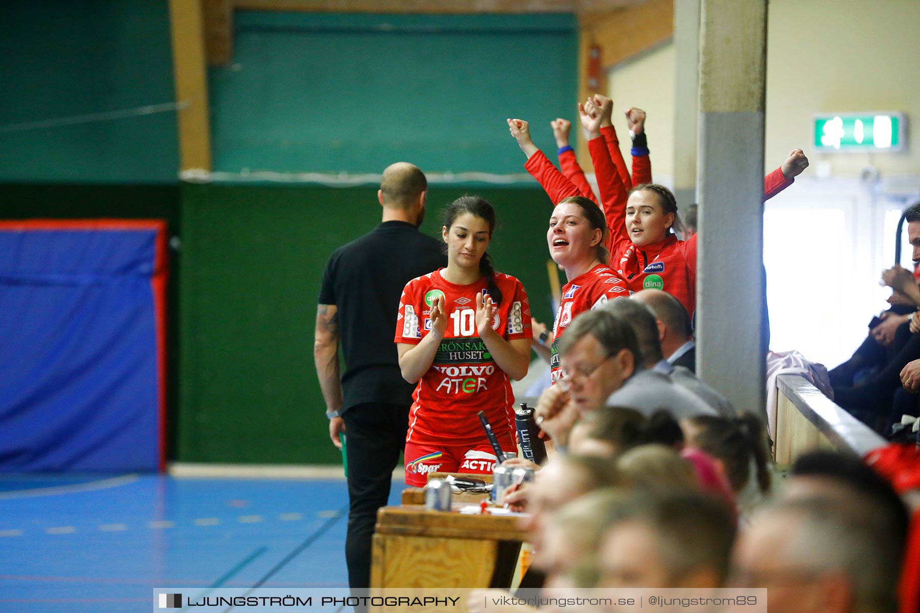 Skövde HF-Eskilstuna Guif 32-24,dam,Skövde Idrottshall,Skövde,Sverige,Handboll,,2018,200297