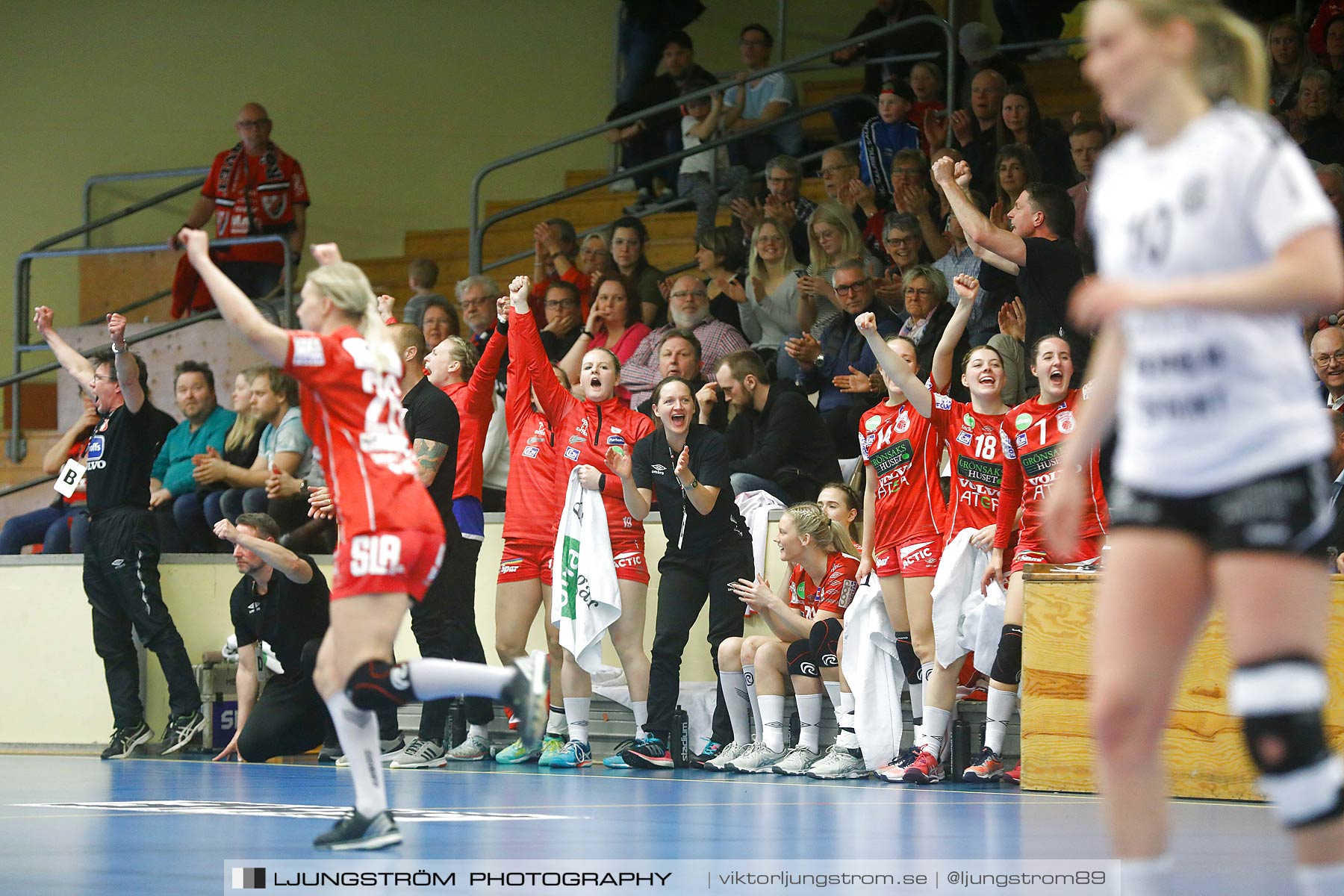 Skövde HF-Eskilstuna Guif 32-24,dam,Skövde Idrottshall,Skövde,Sverige,Handboll,,2018,200319