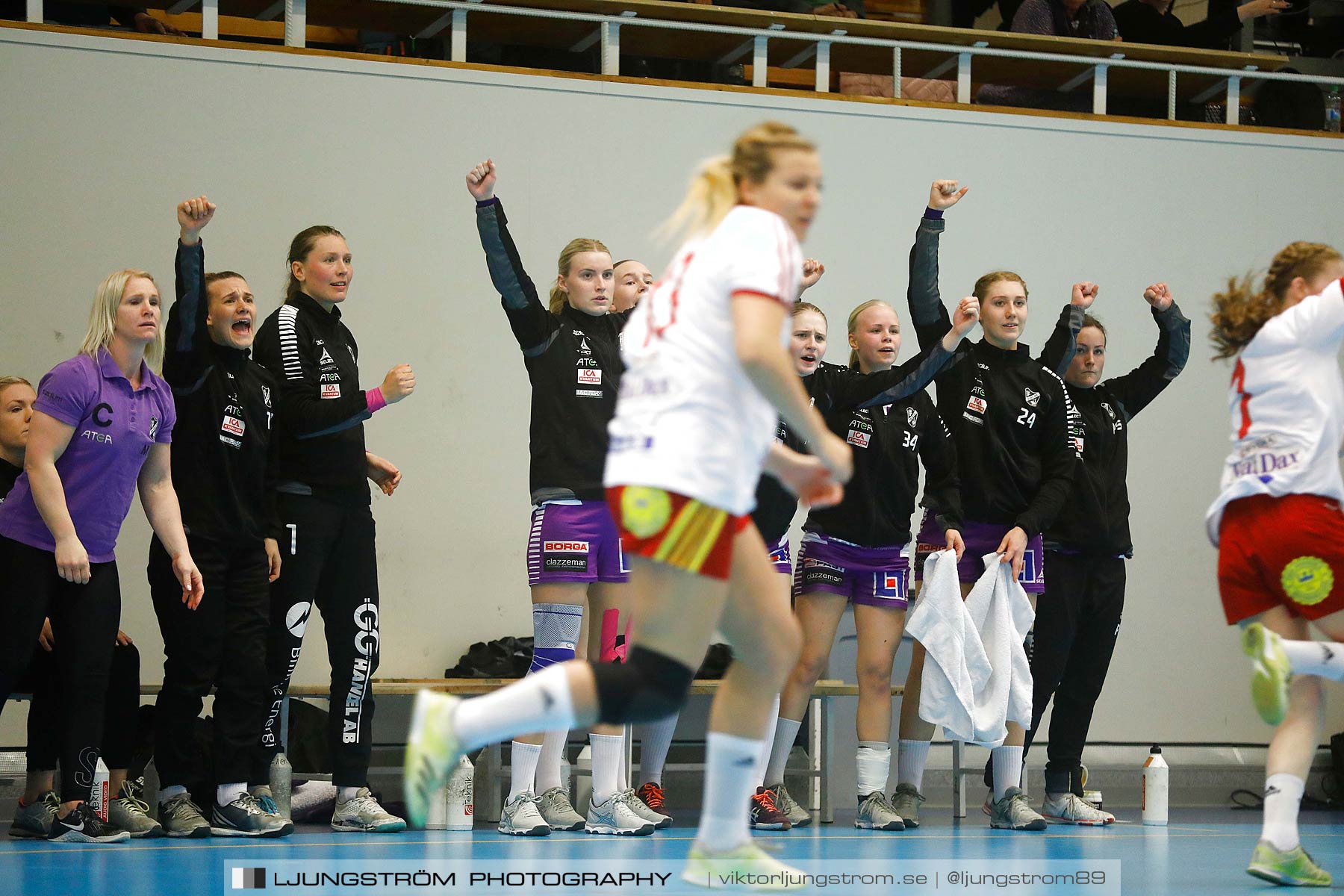 Skara HF-Tyresö Handboll 17-15,dam,Skara Idrottshall,Skara,Sverige,Handboll,,2018,200345